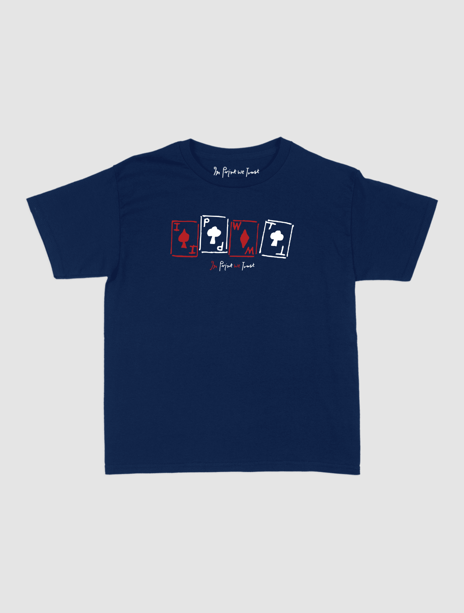 cards baby tee - In Print We Trust
