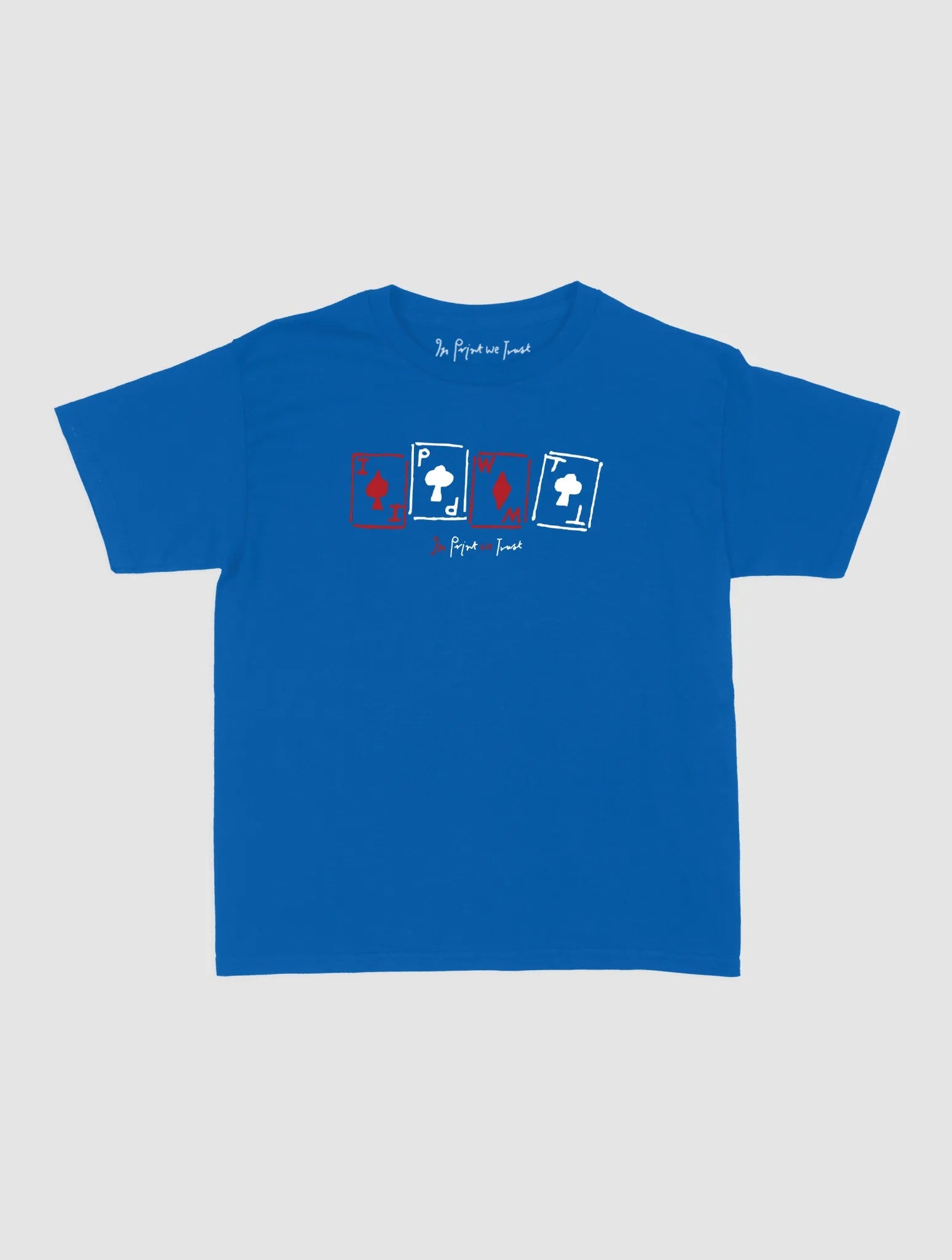 cards baby tee - In Print We Trust