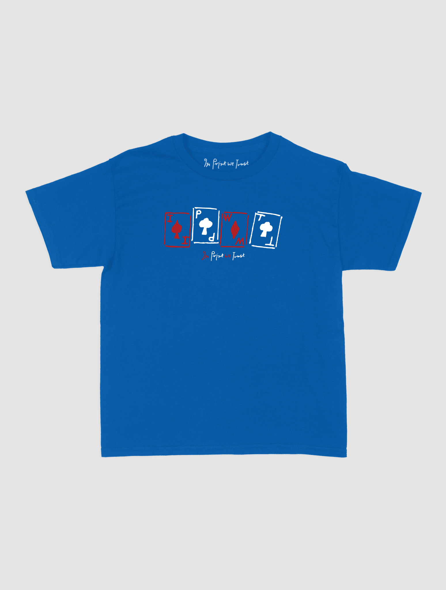 cards baby tee - In Print We Trust