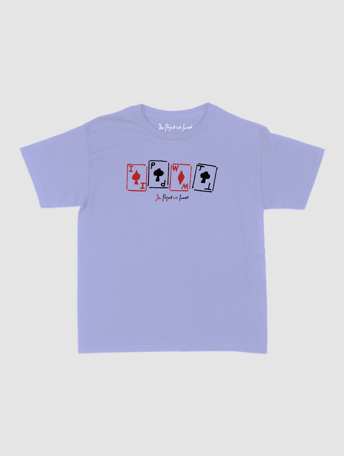 cards baby tee - In Print We Trust