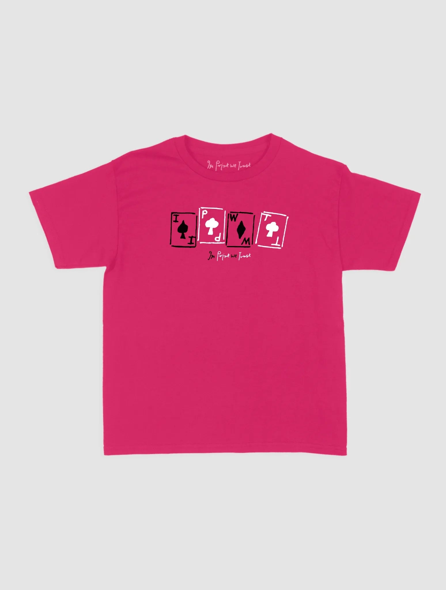 cards baby tee - In Print We Trust