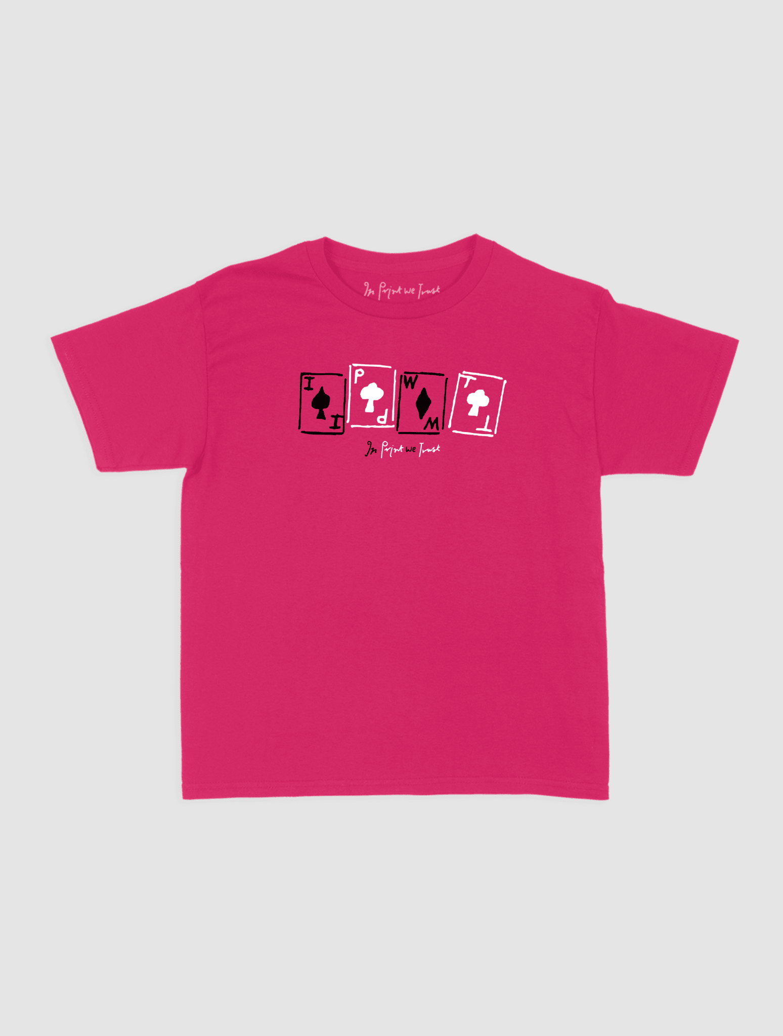 cards baby tee - In Print We Trust