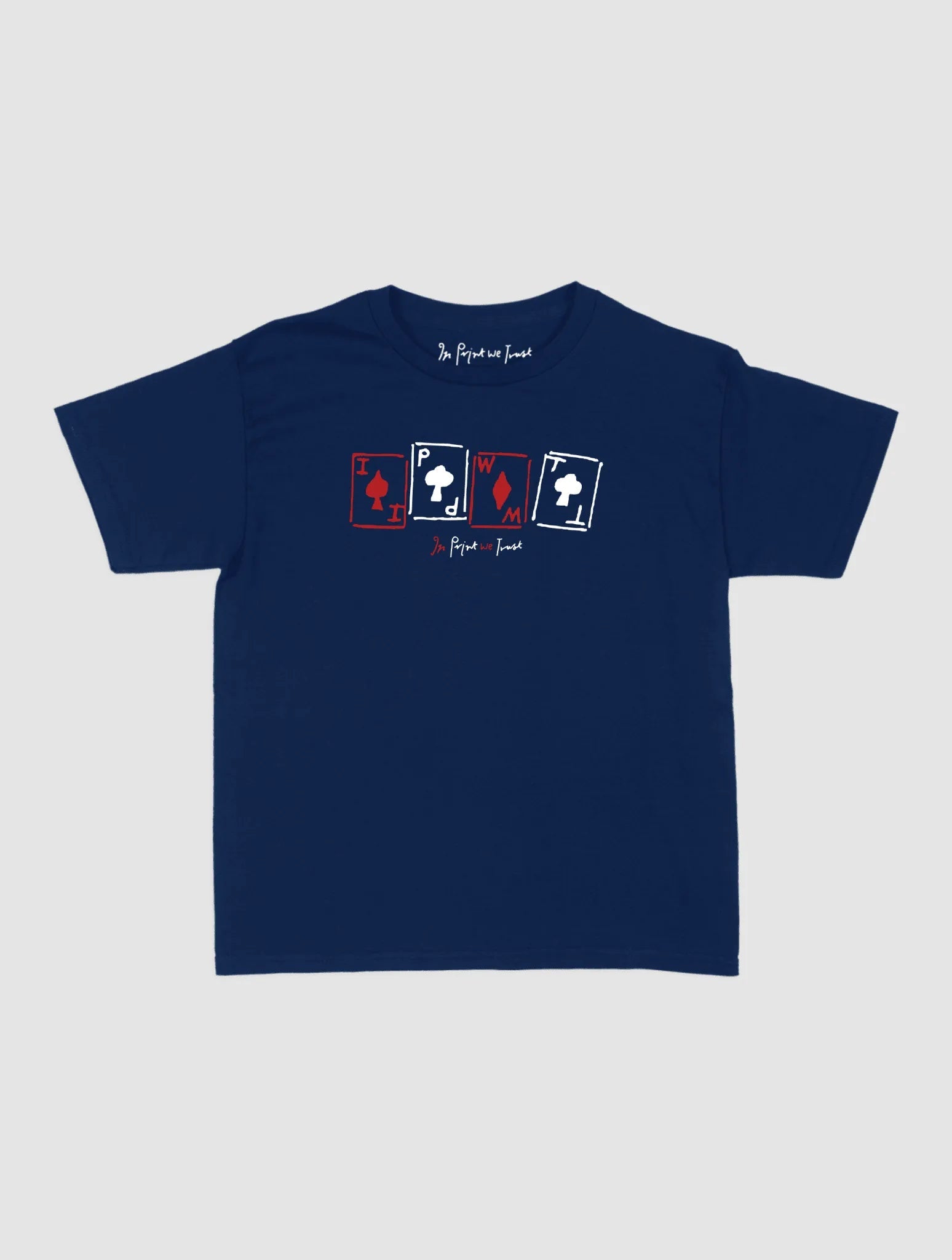 cards baby tee - In Print We Trust