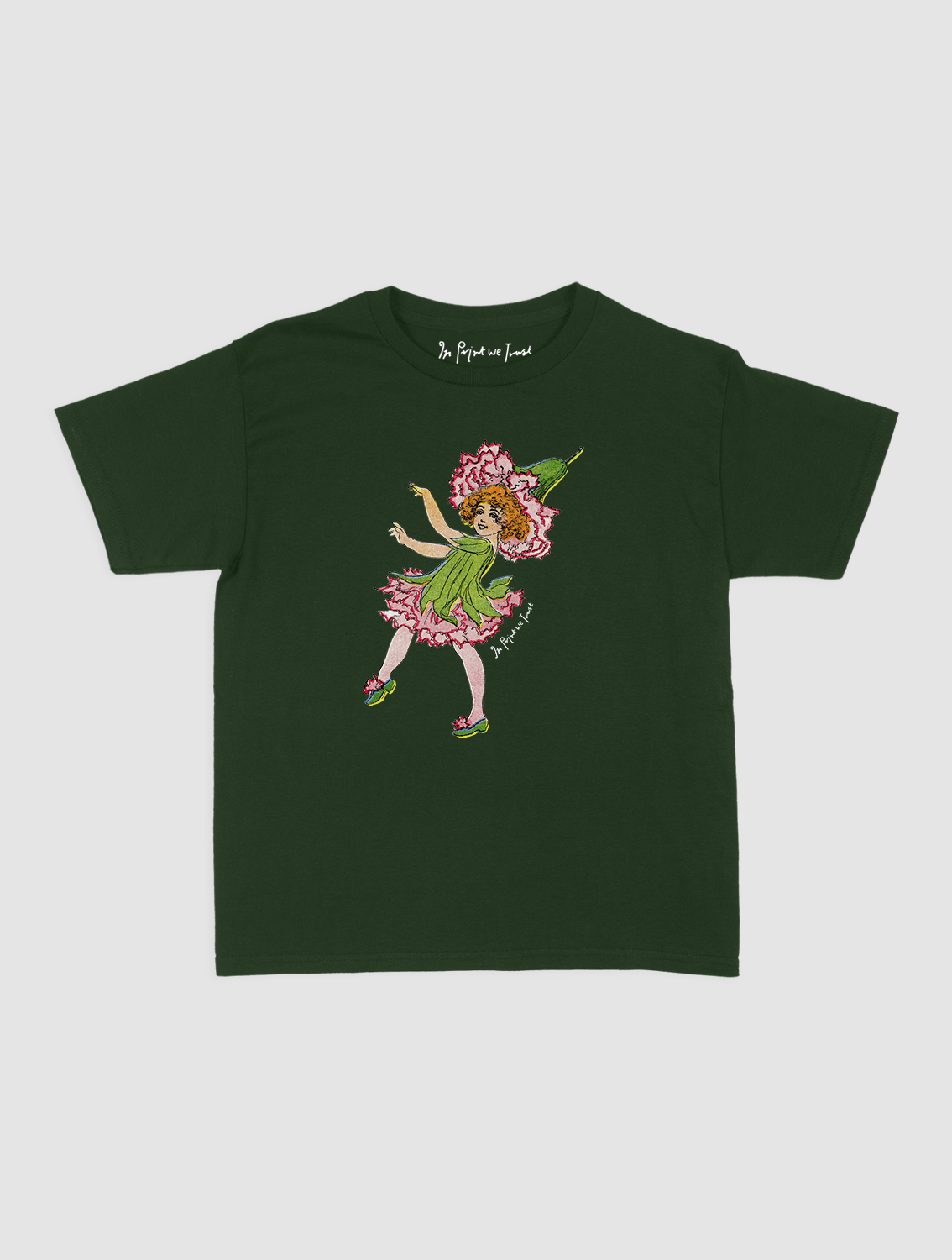 carnation fairy baby tee - In Print We Trust