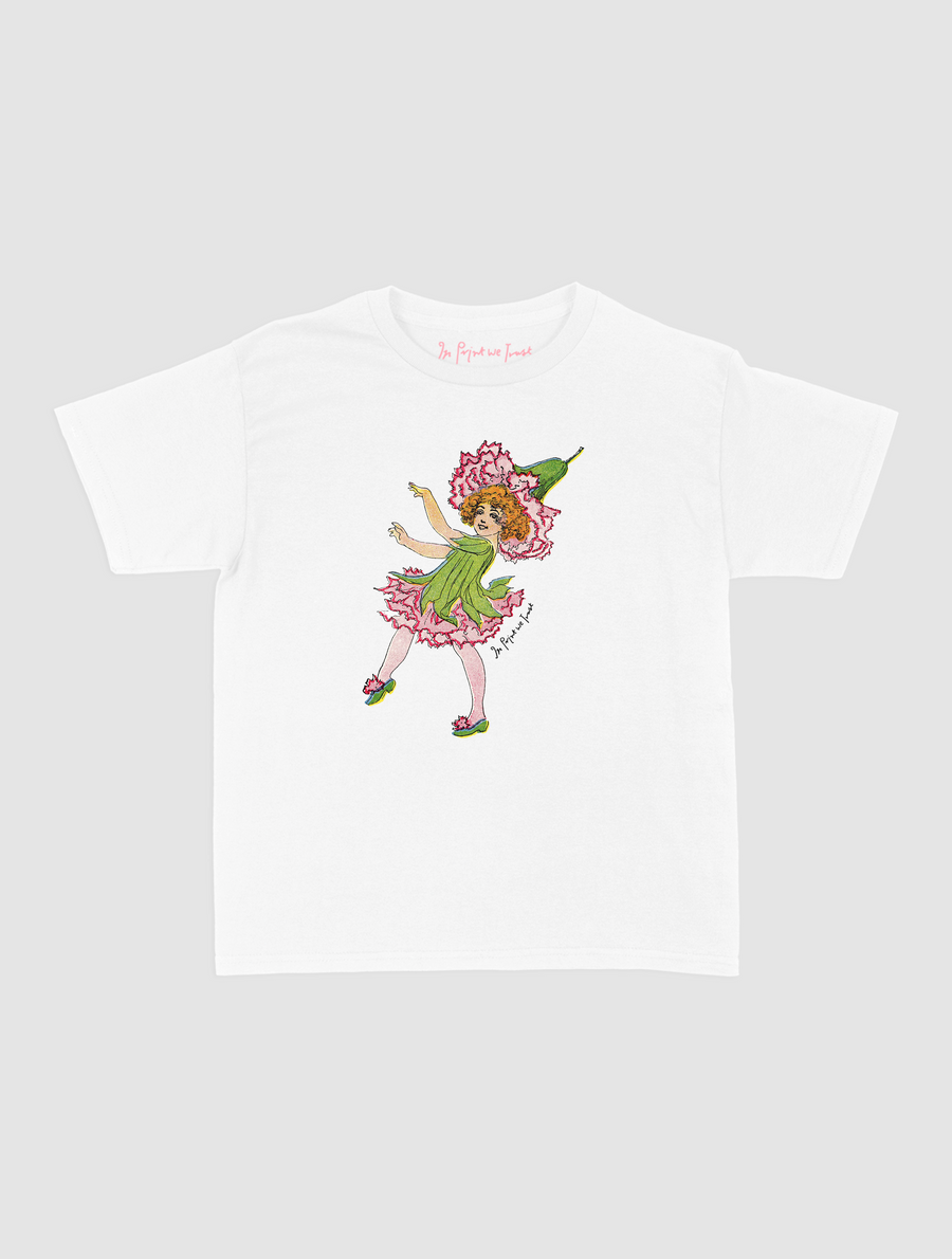 carnation fairy baby tee