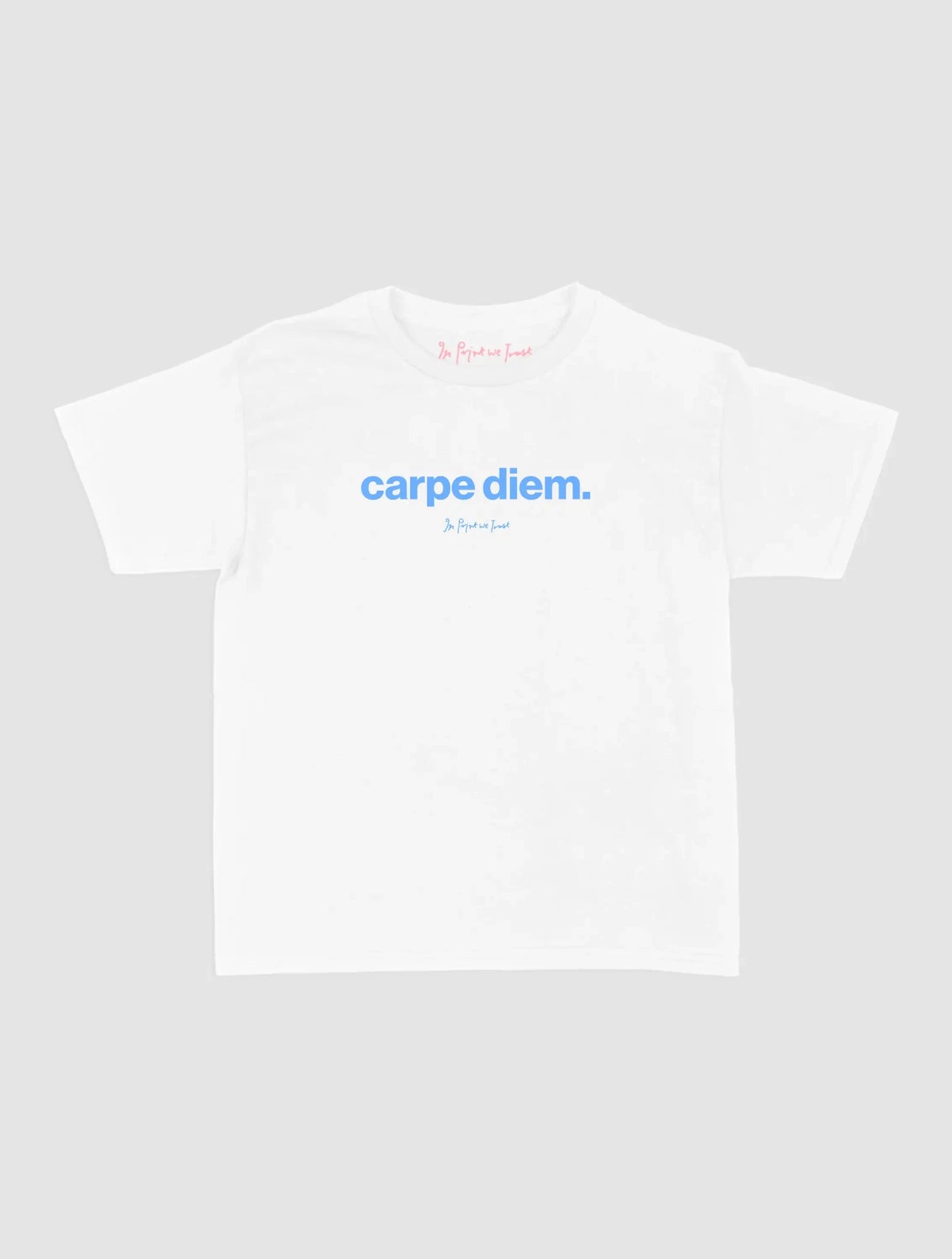 carpe diem baby tee - In Print We Trust