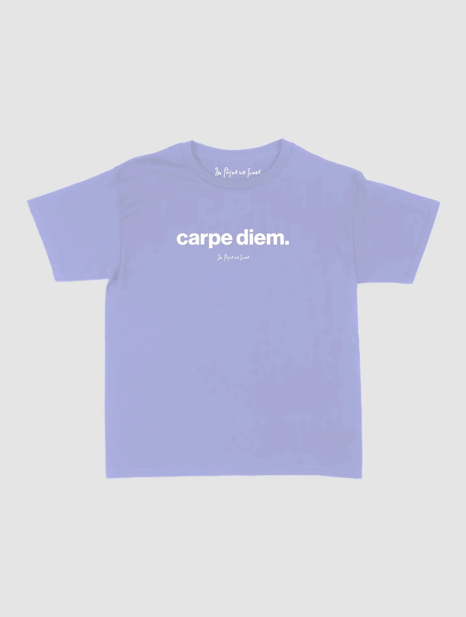 carpe diem baby tee - In Print We Trust