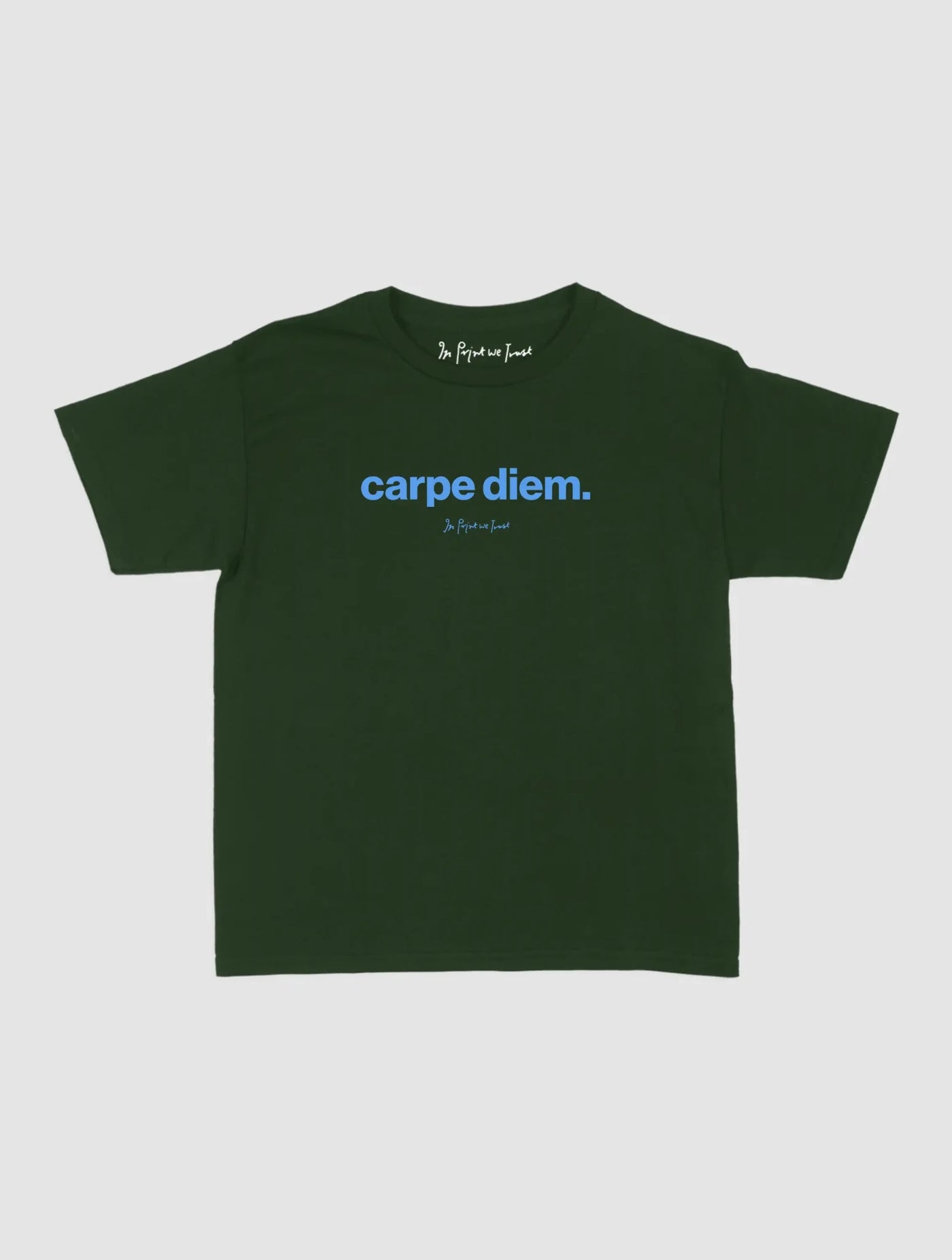 carpe diem baby tee - In Print We Trust