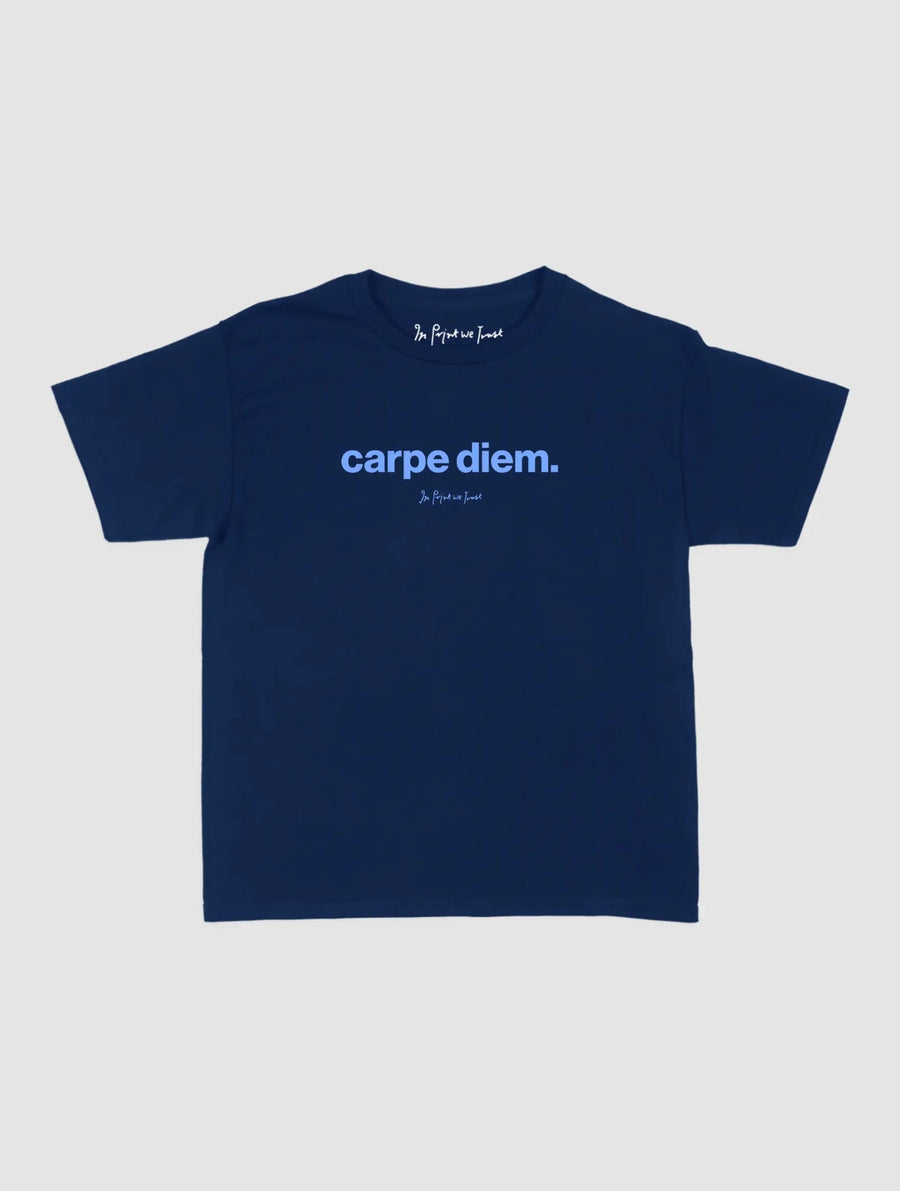 carpe diem baby tee - In Print We Trust