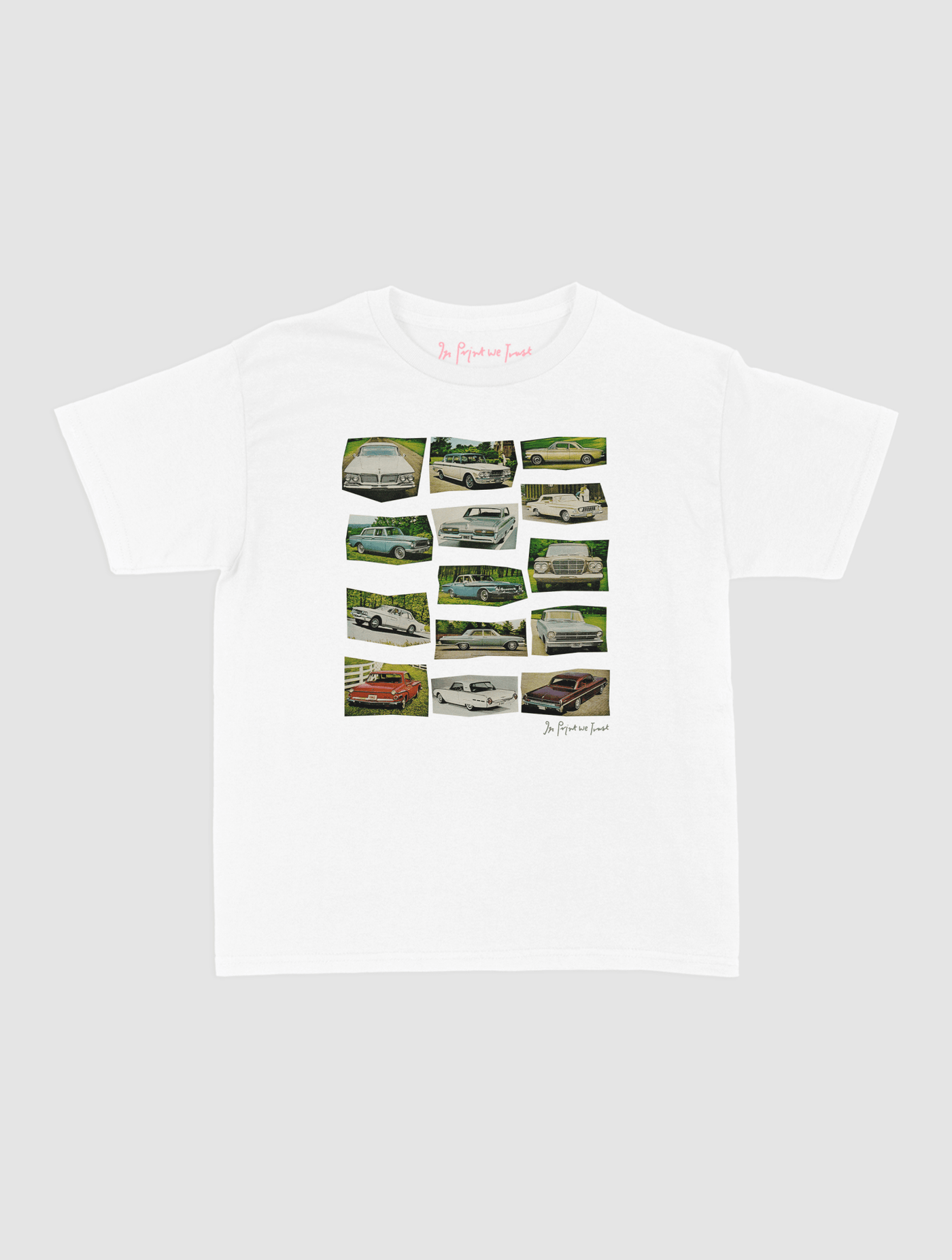 cars baby tee - In Print We Trust