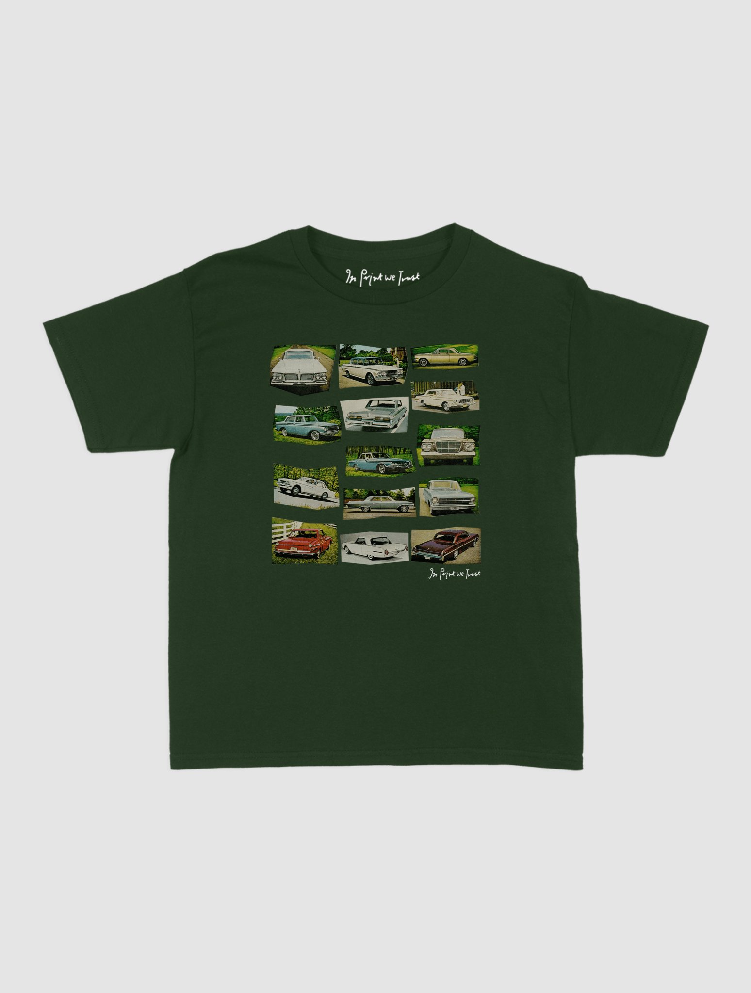 cars baby tee - In Print We Trust