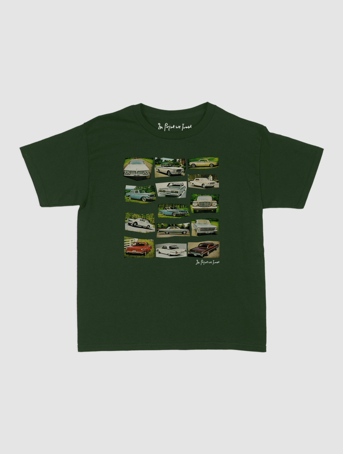 cars baby tee - In Print We Trust