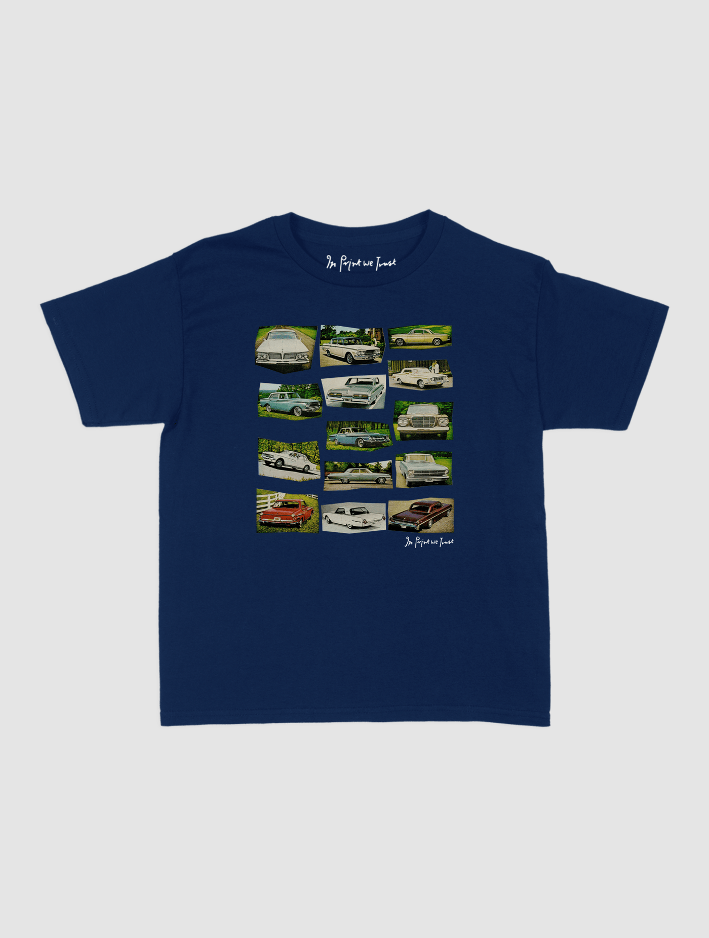 cars baby tee - In Print We Trust