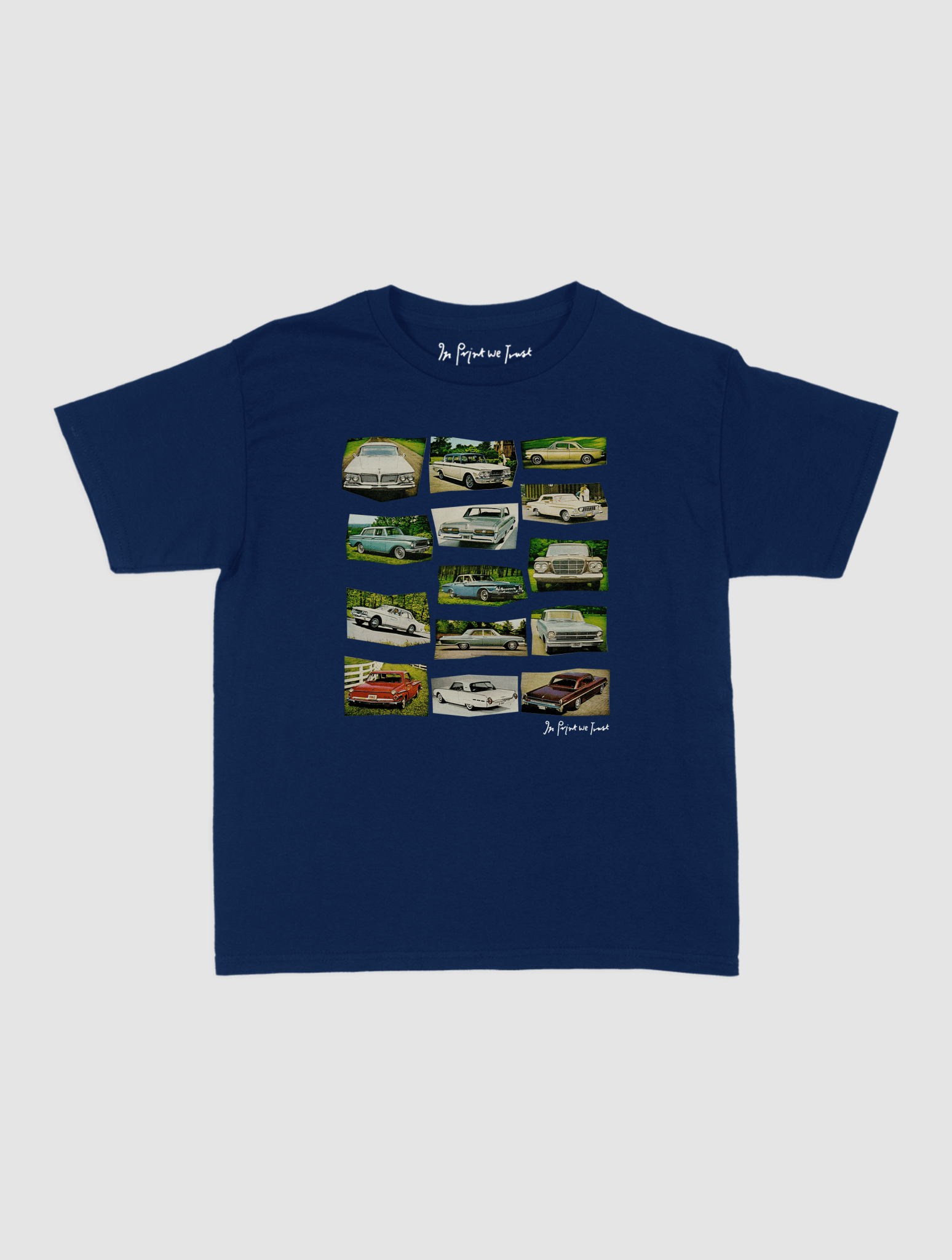 cars baby tee - In Print We Trust