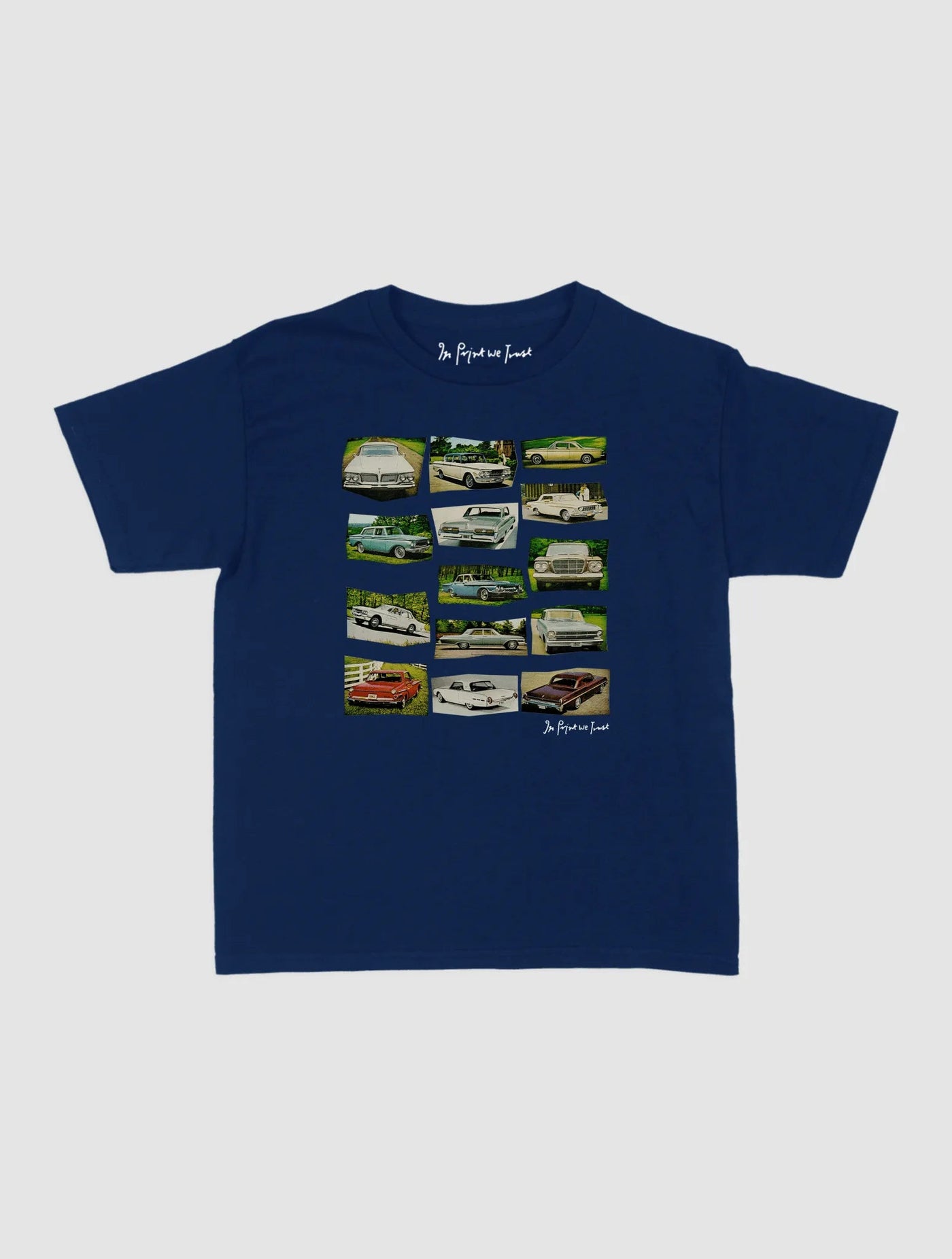 cars baby tee - In Print We Trust