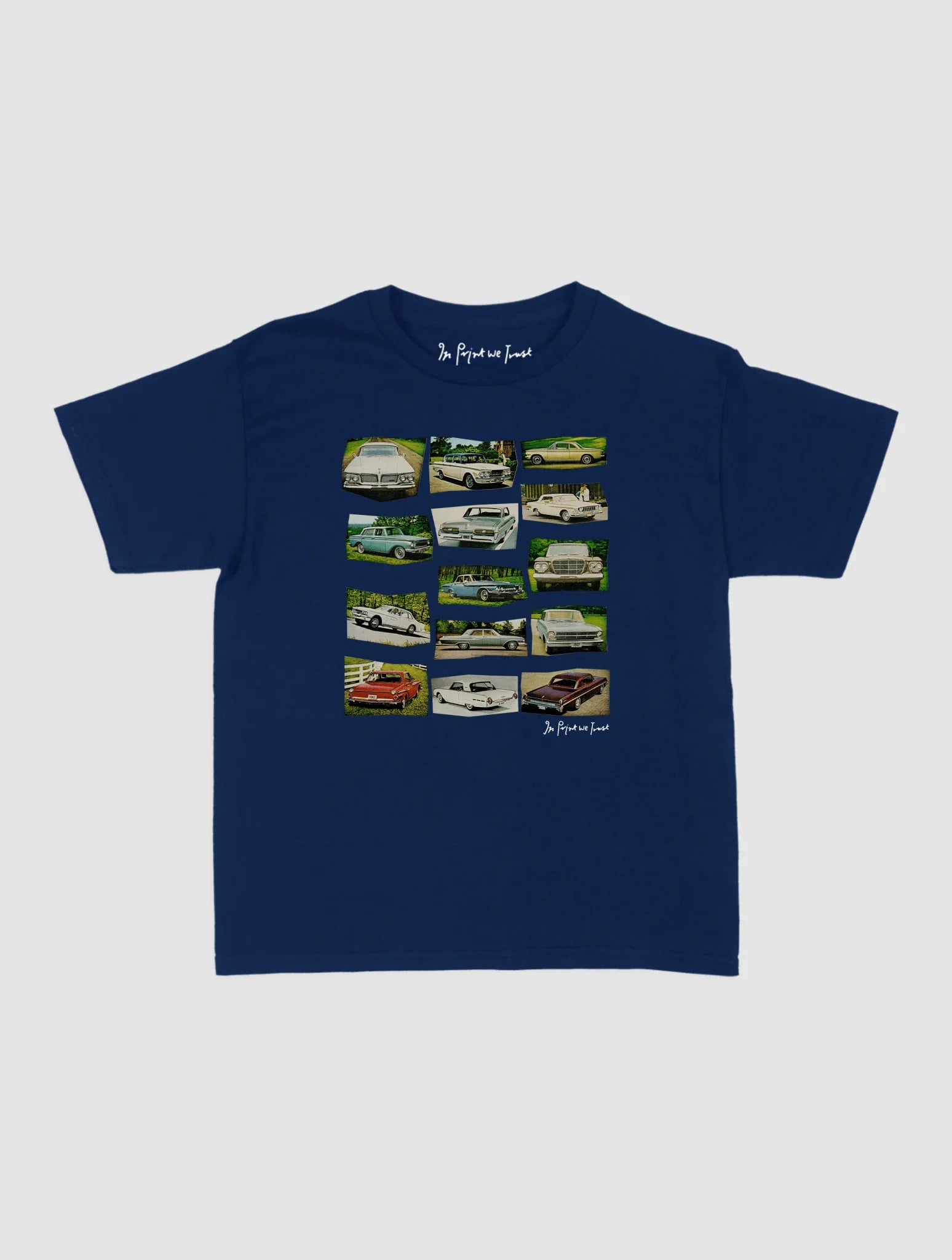 cars baby tee - In Print We Trust