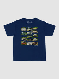 cars baby tee - In Print We Trust