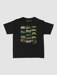 cars baby tee - In Print We Trust