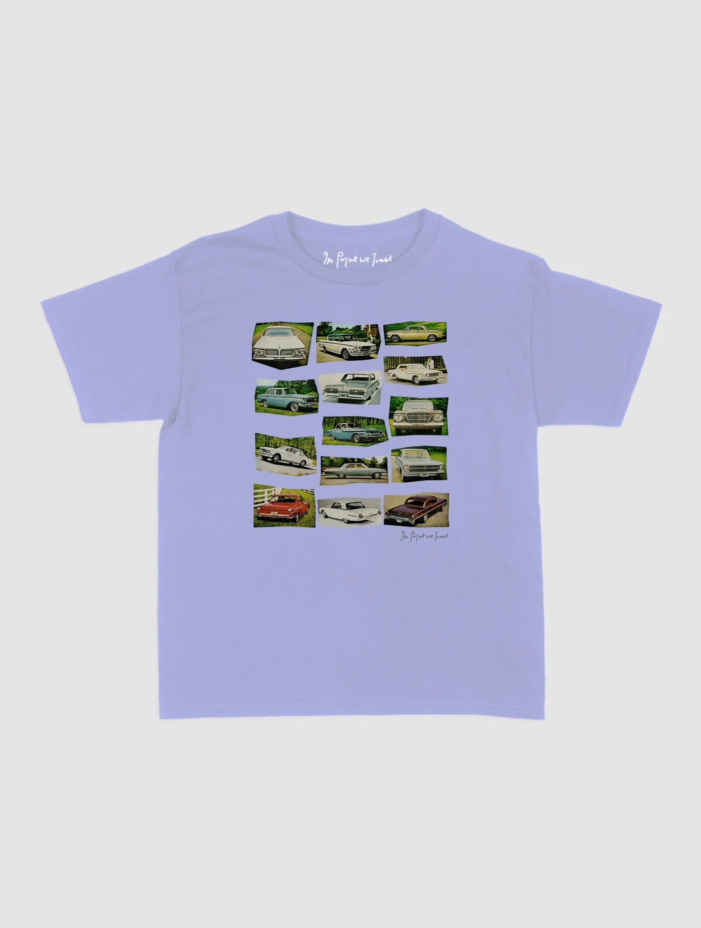 cars baby tee - In Print We Trust
