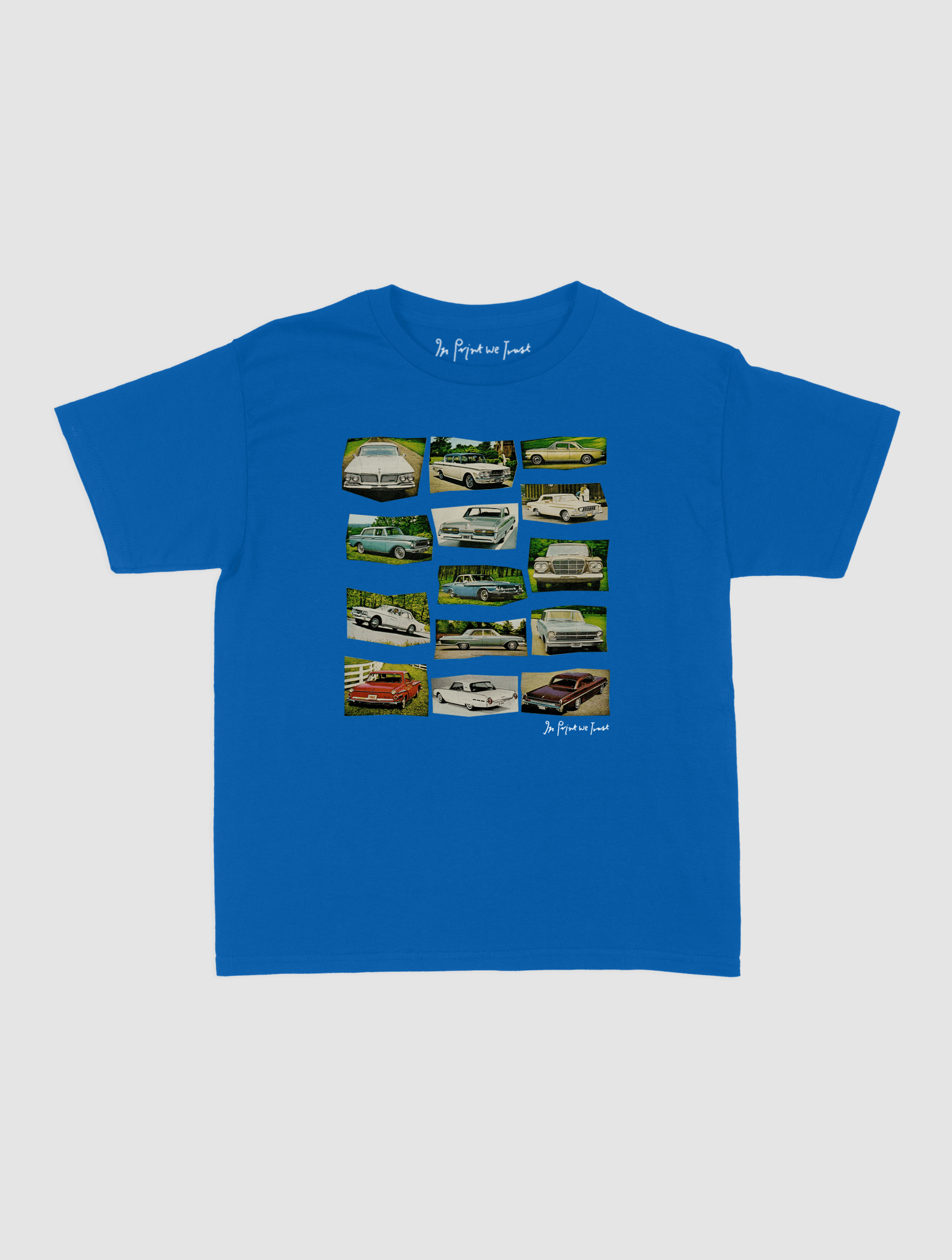 cars baby tee - In Print We Trust
