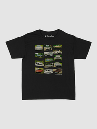 cars baby tee - In Print We Trust