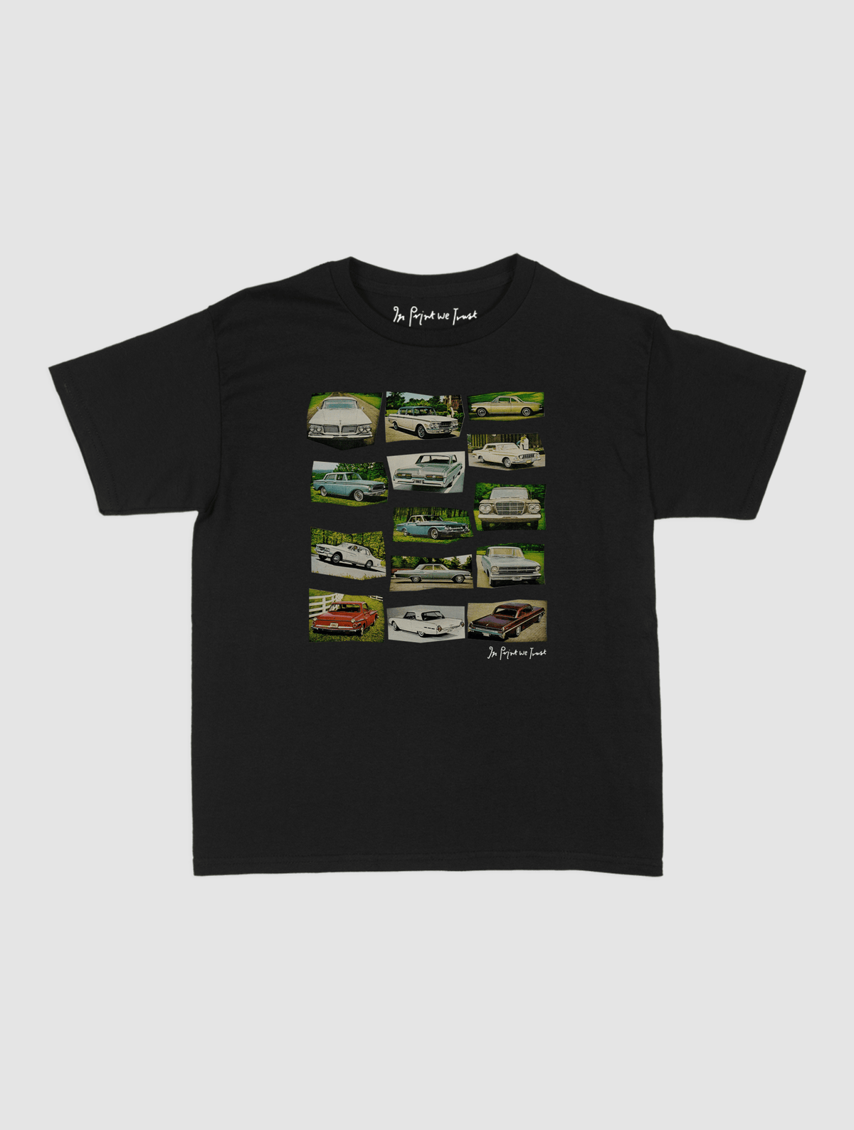 cars baby tee - In Print We Trust