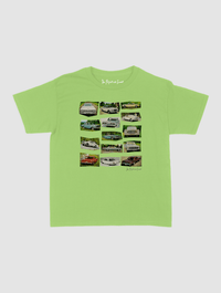 cars baby tee - In Print We Trust