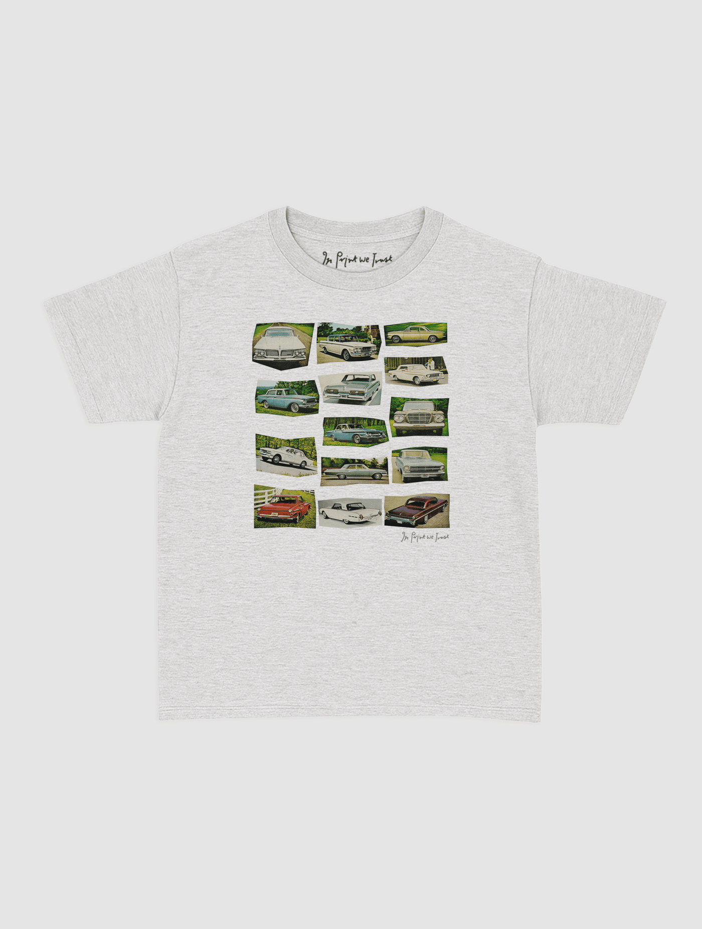 cars baby tee - In Print We Trust