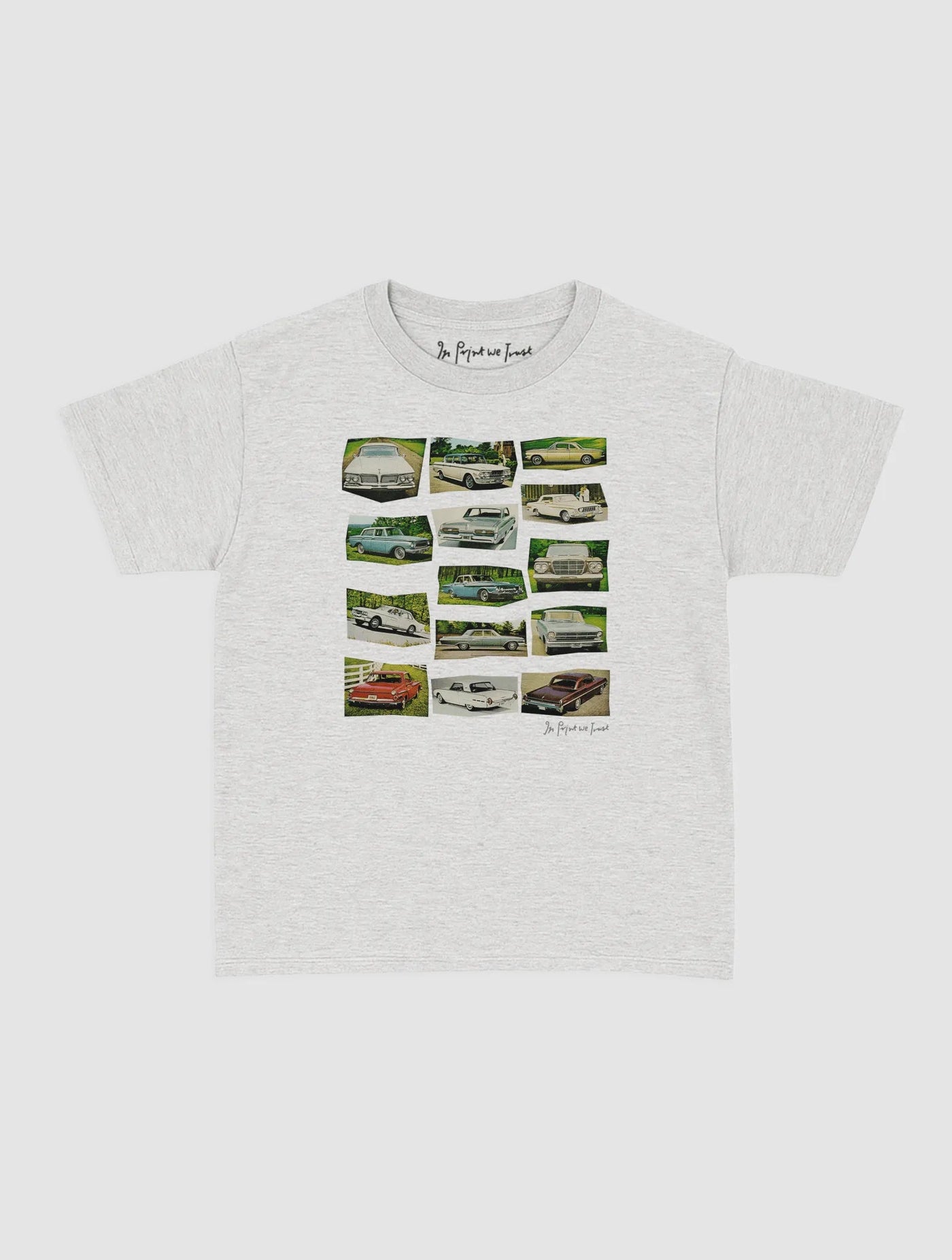 cars baby tee - In Print We Trust