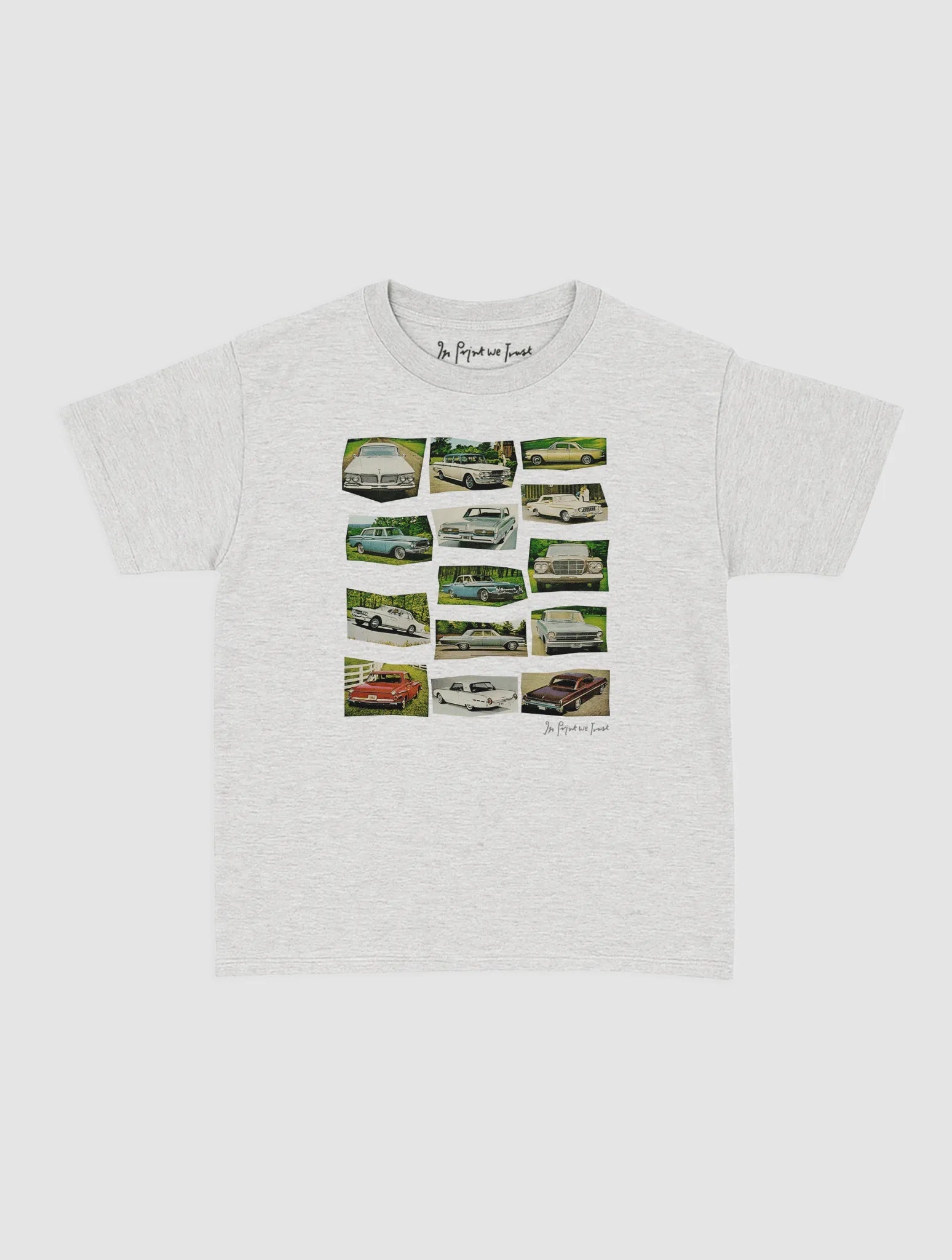cars baby tee - In Print We Trust