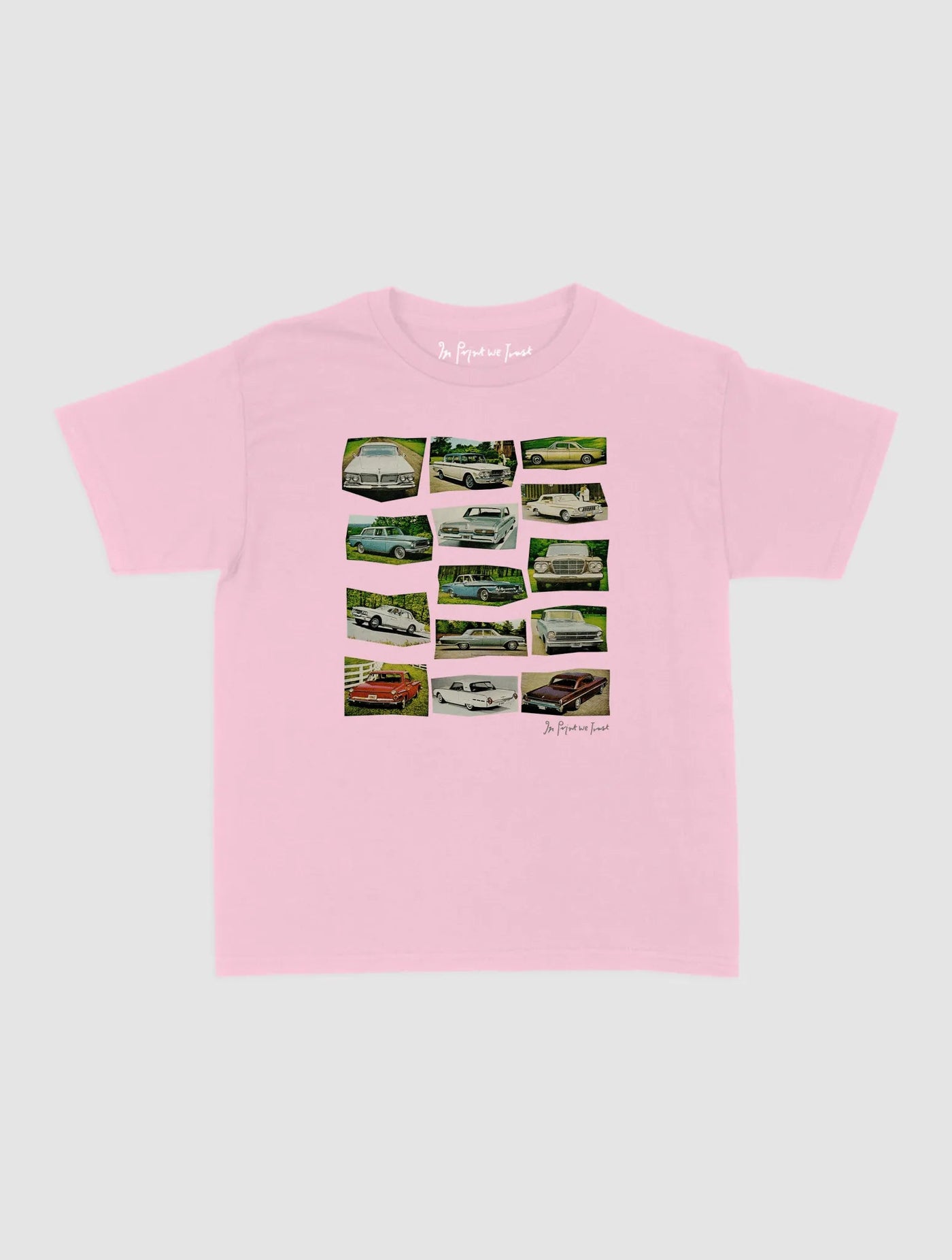 cars baby tee - In Print We Trust