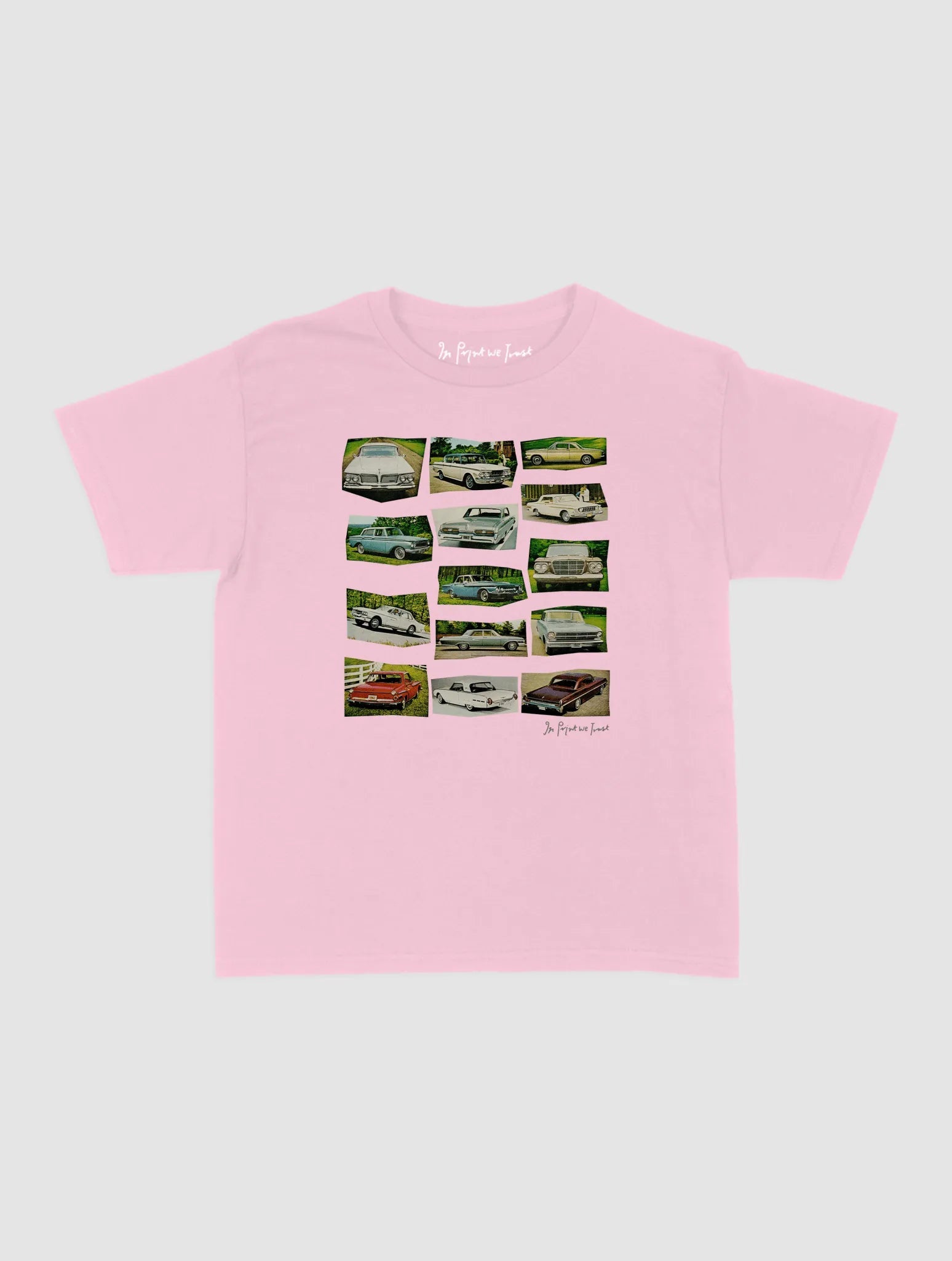 cars baby tee - In Print We Trust
