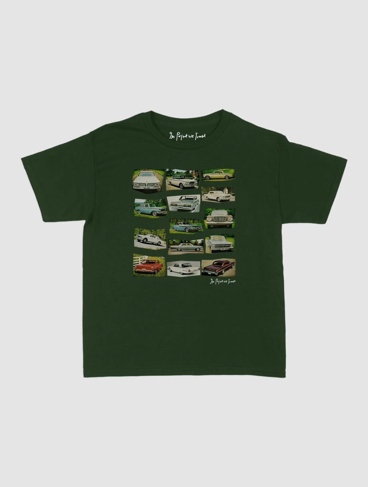 cars baby tee - In Print We Trust