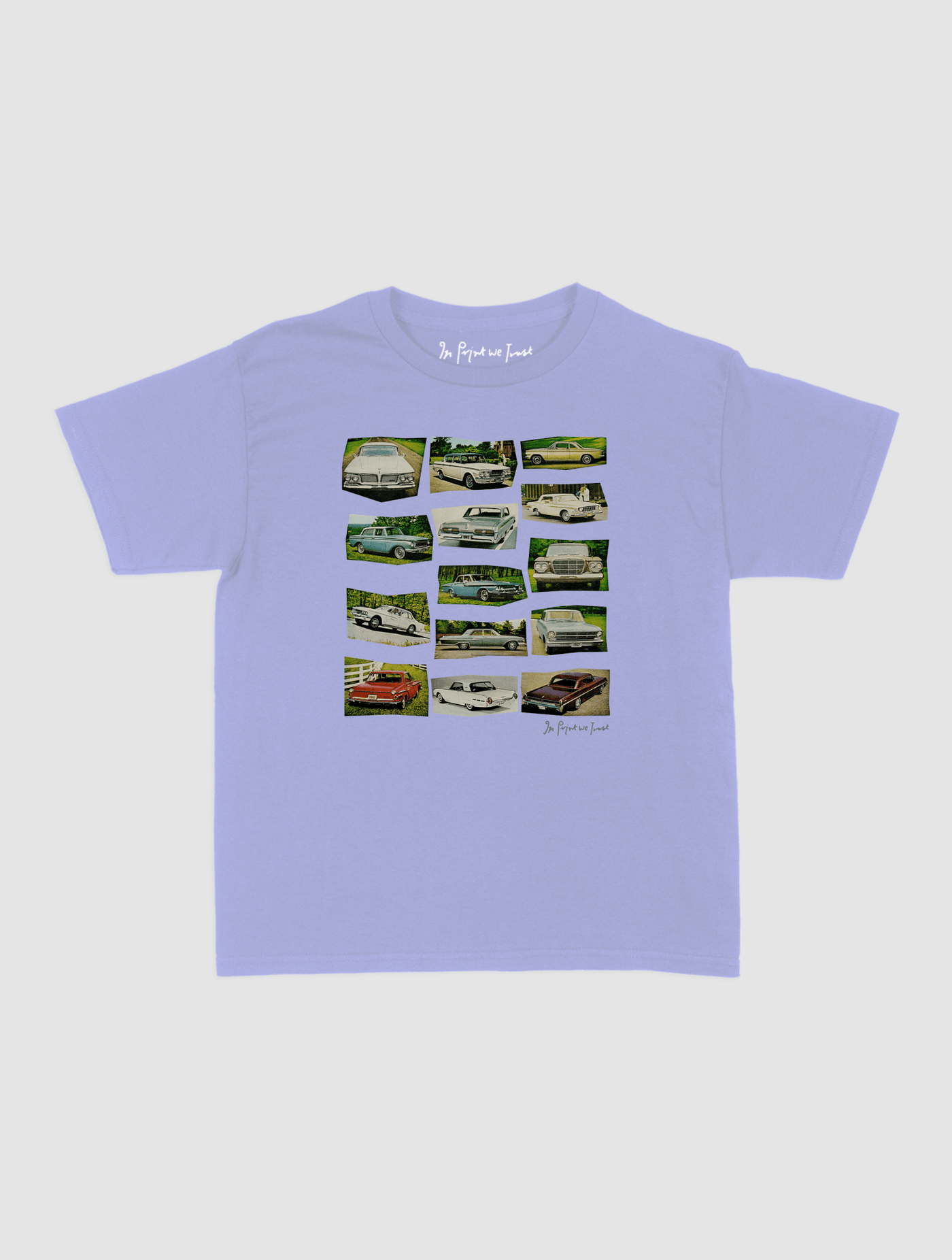 cars baby tee - In Print We Trust