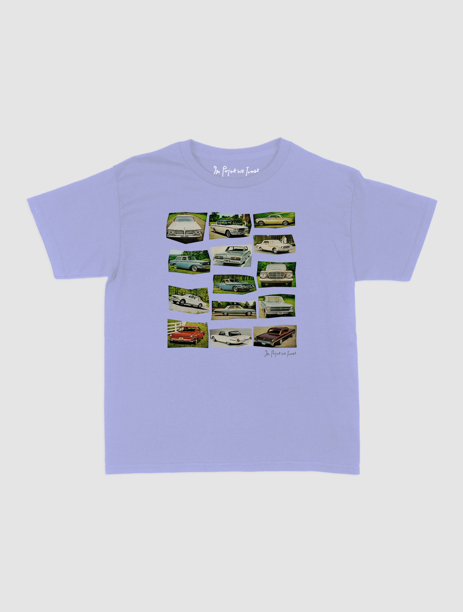 cars baby tee - In Print We Trust