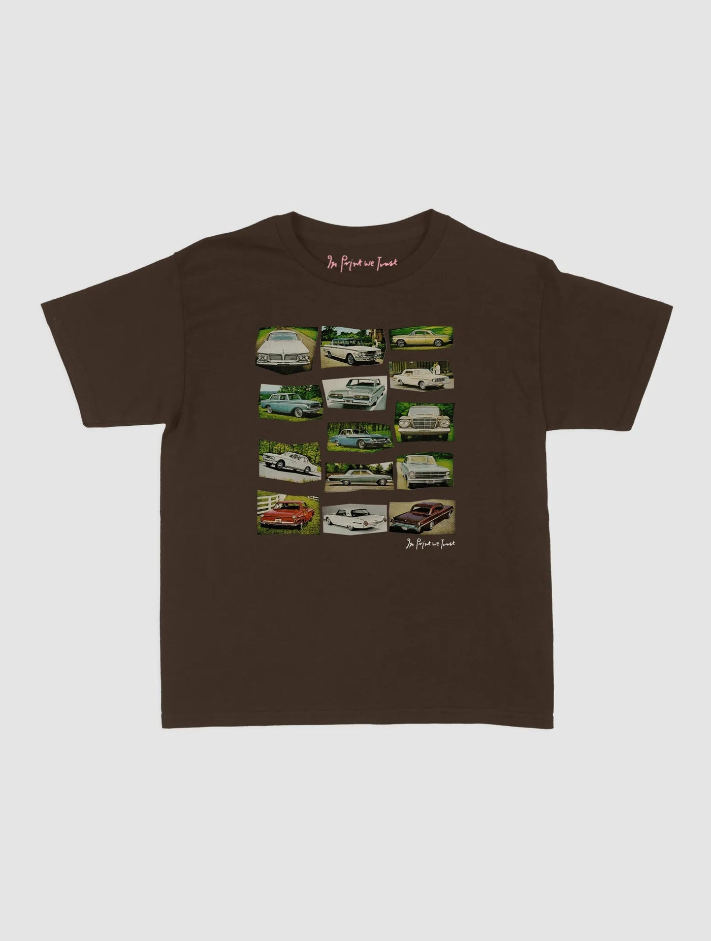 cars baby tee - In Print We Trust