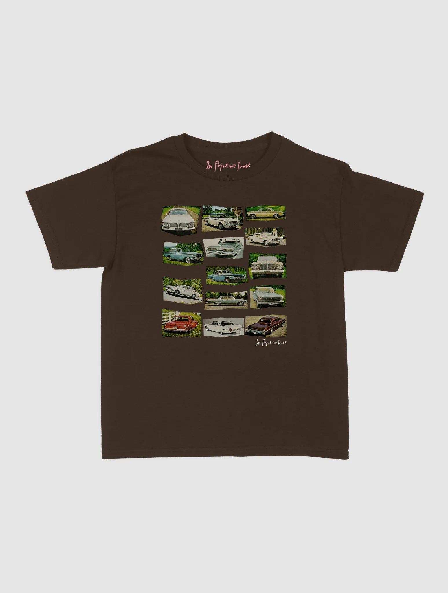 cars baby tee - In Print We Trust