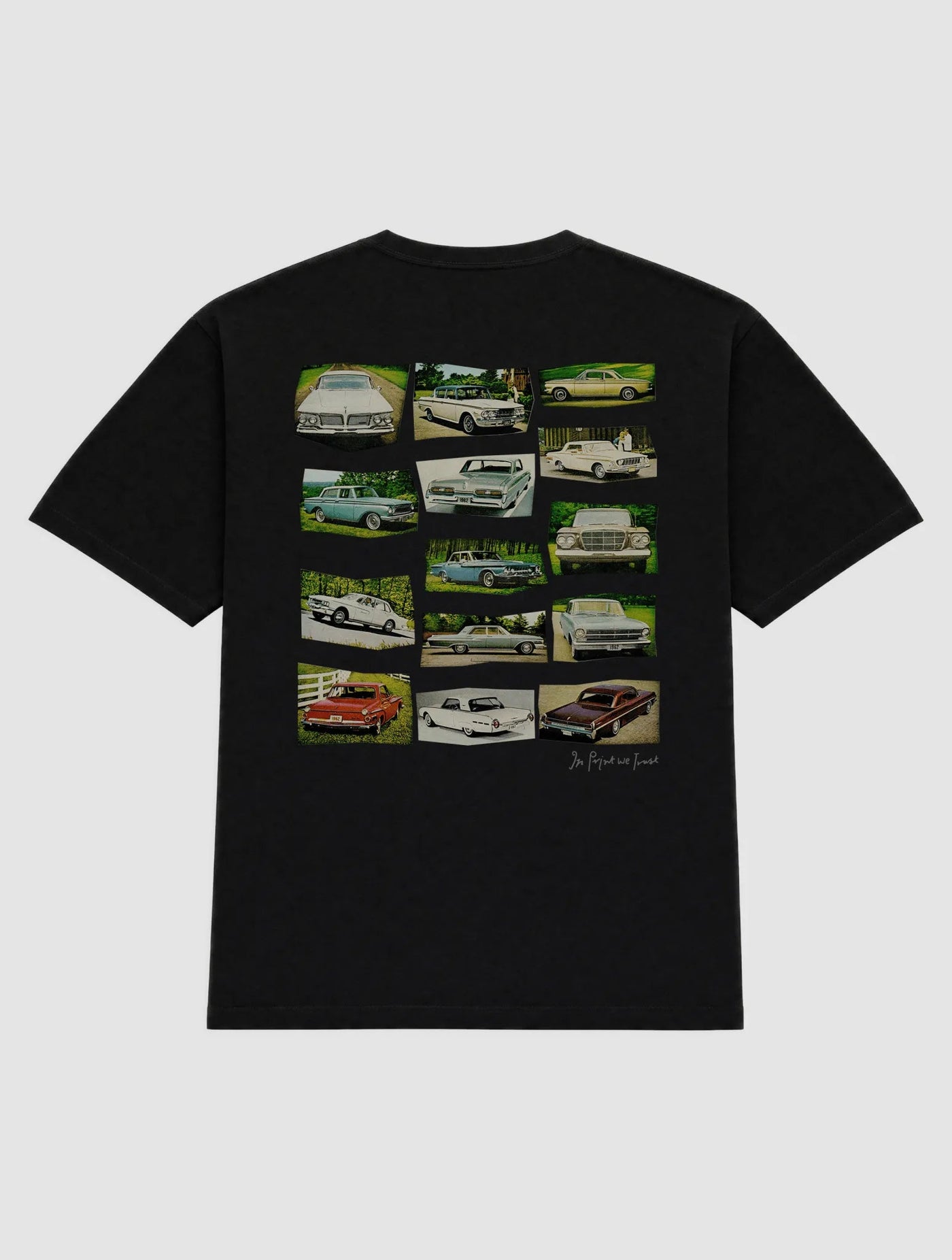 cars heavyweight tee - In Print We Trust