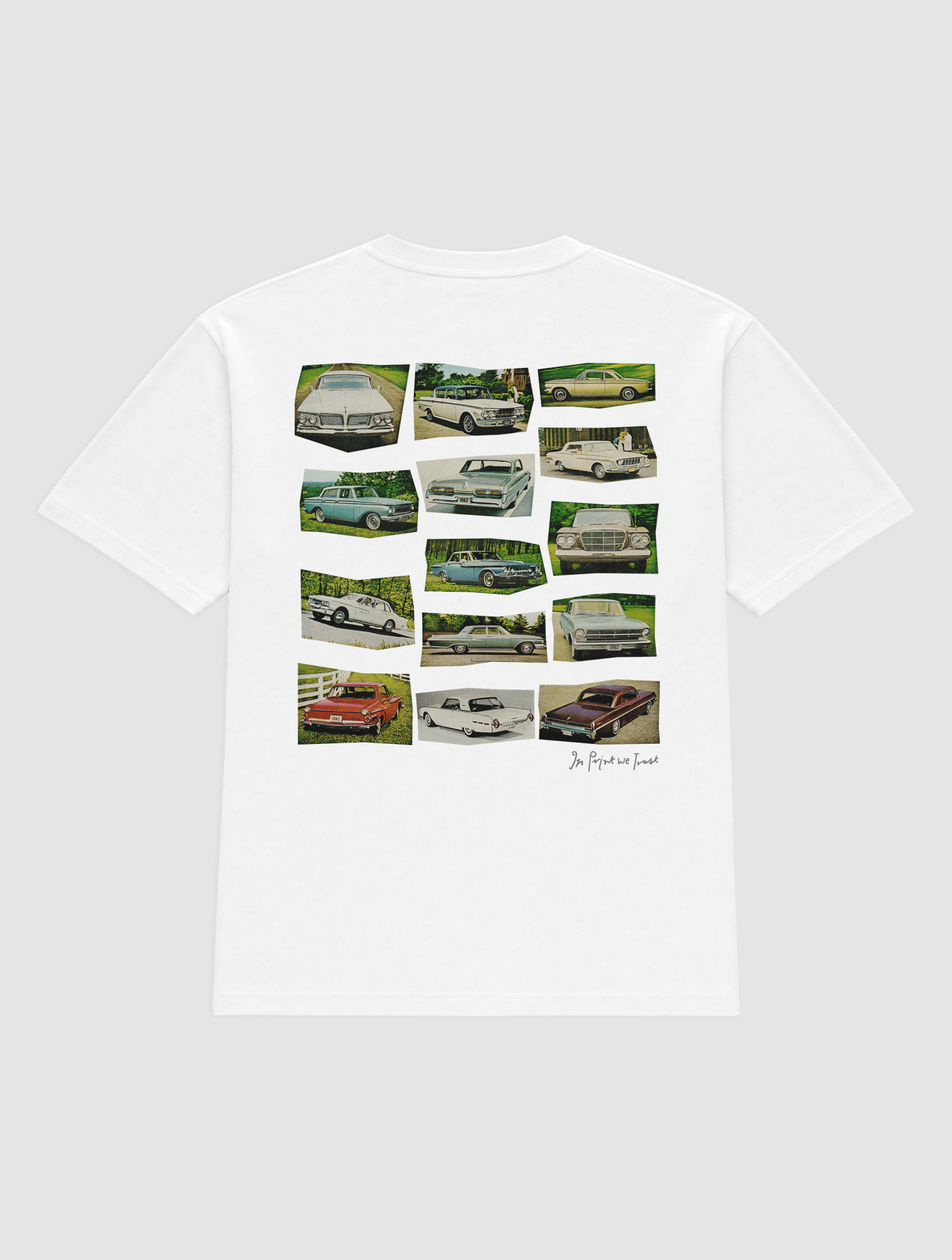 cars heavyweight tee - In Print We Trust