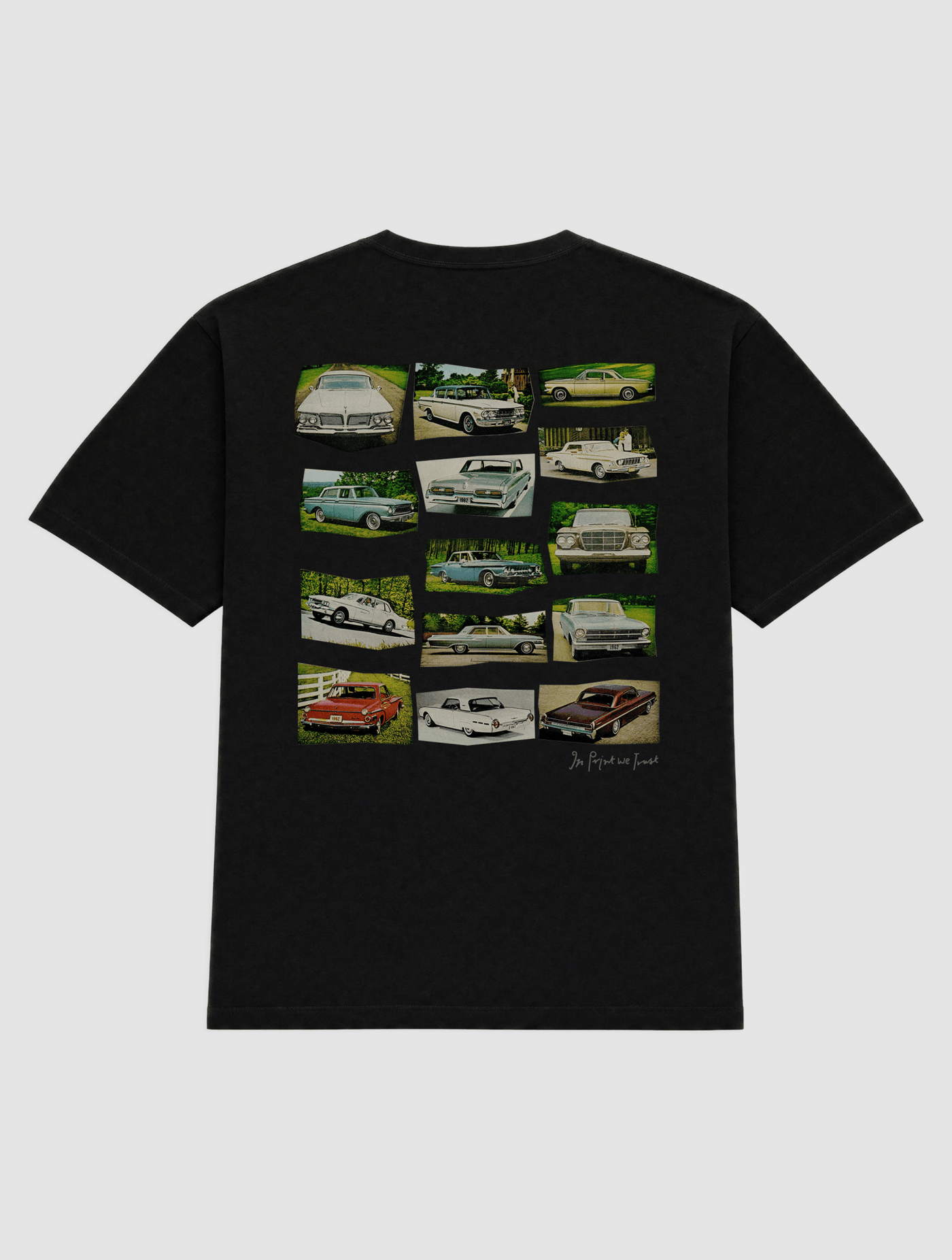 cars heavyweight tee - In Print We Trust