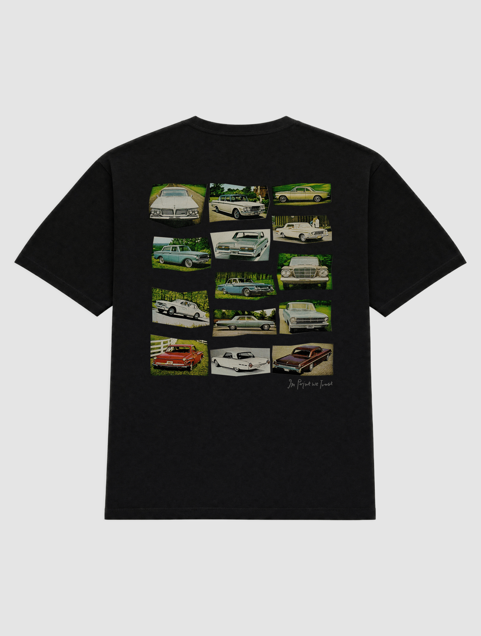 cars heavyweight tee - In Print We Trust