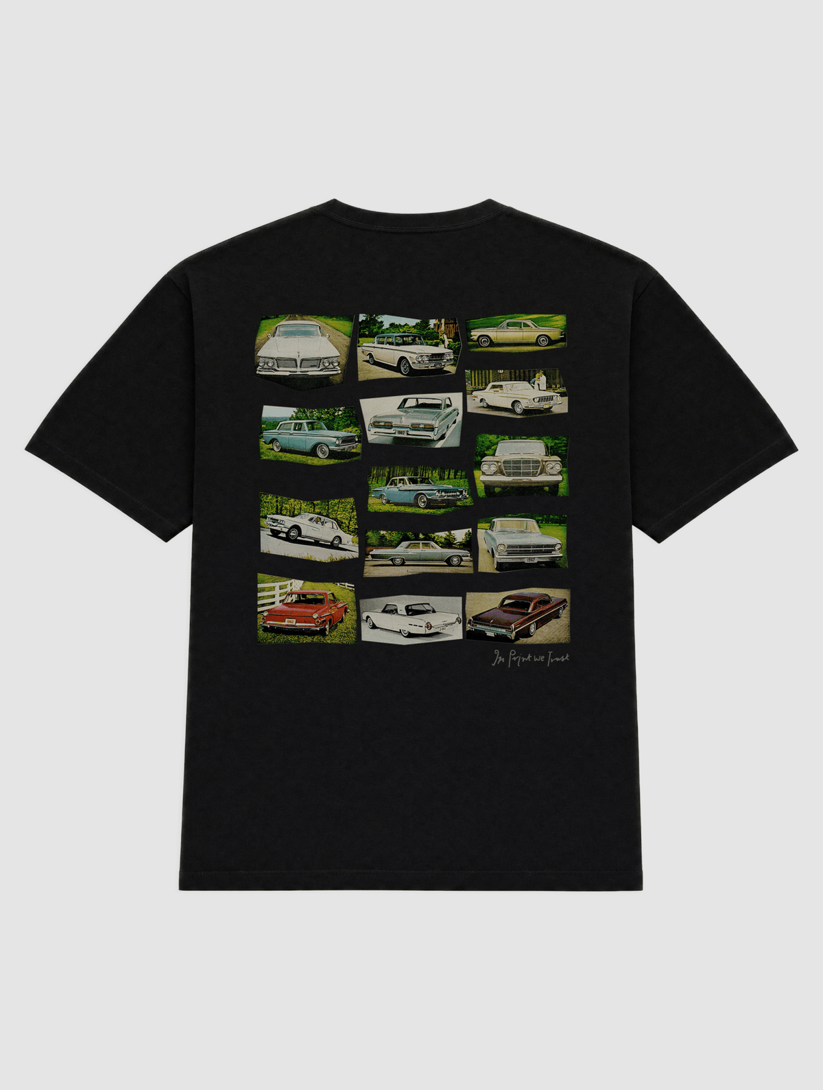 cars heavyweight tee - In Print We Trust