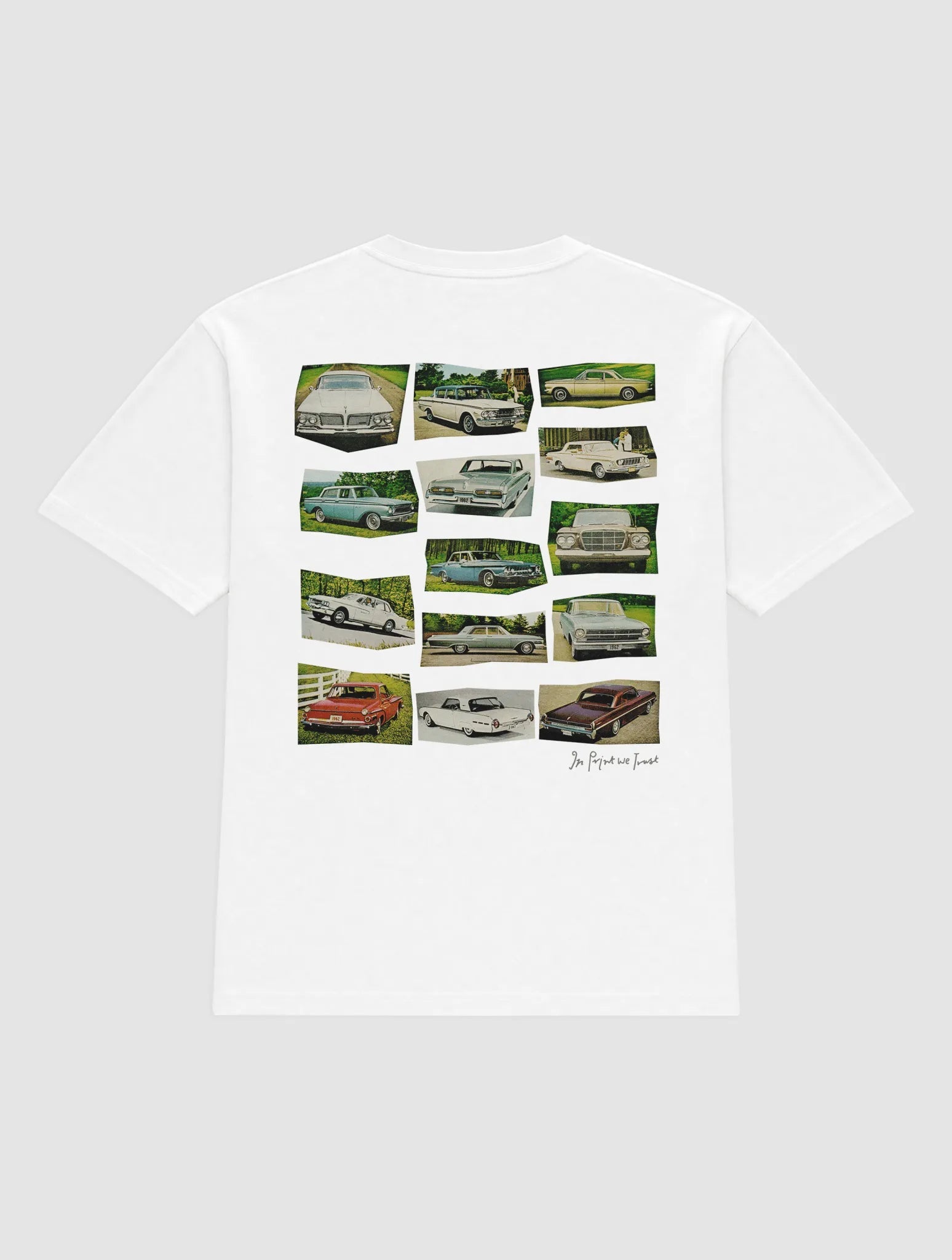 cars heavyweight tee - In Print We Trust