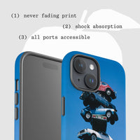 cars tough iPhone case - In Print We Trust