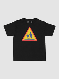 caution baby tee - In Print We Trust