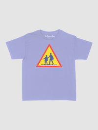 caution baby tee - In Print We Trust
