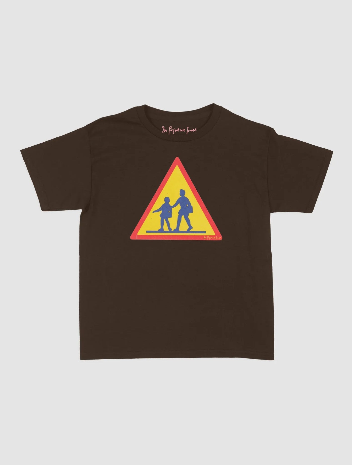 caution baby tee - In Print We Trust