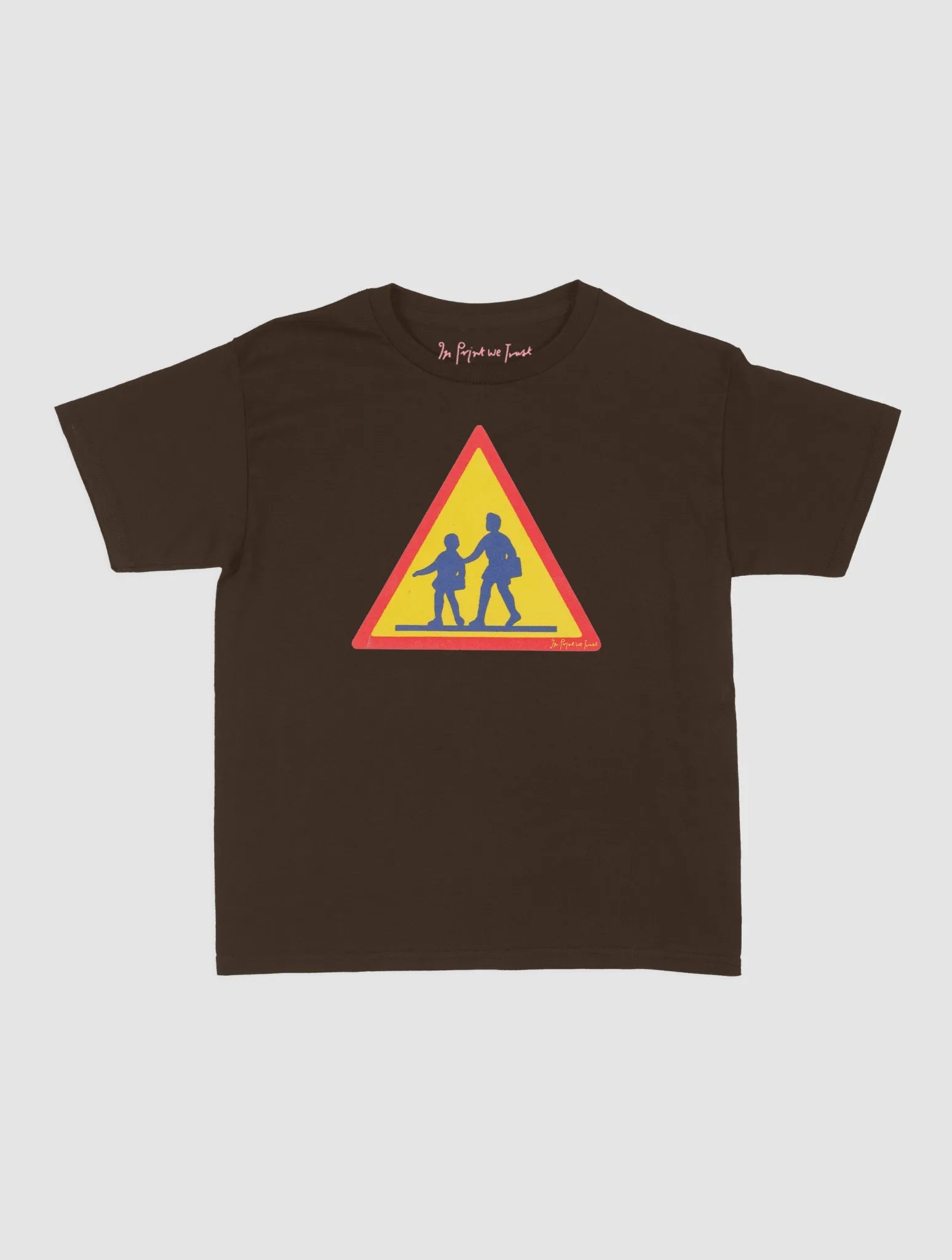 caution baby tee - In Print We Trust