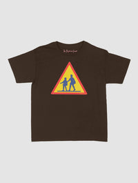 caution baby tee - In Print We Trust