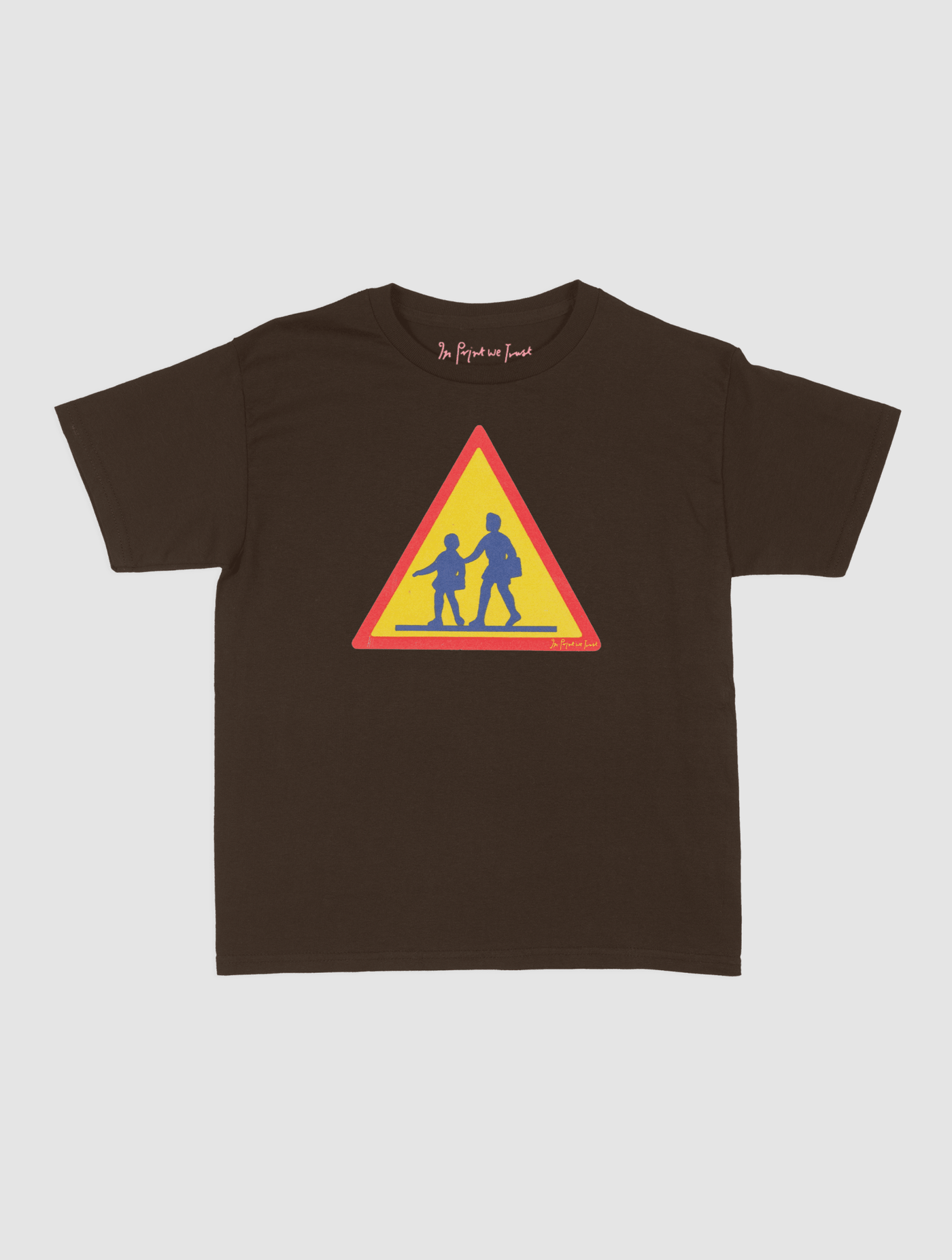 caution baby tee - In Print We Trust